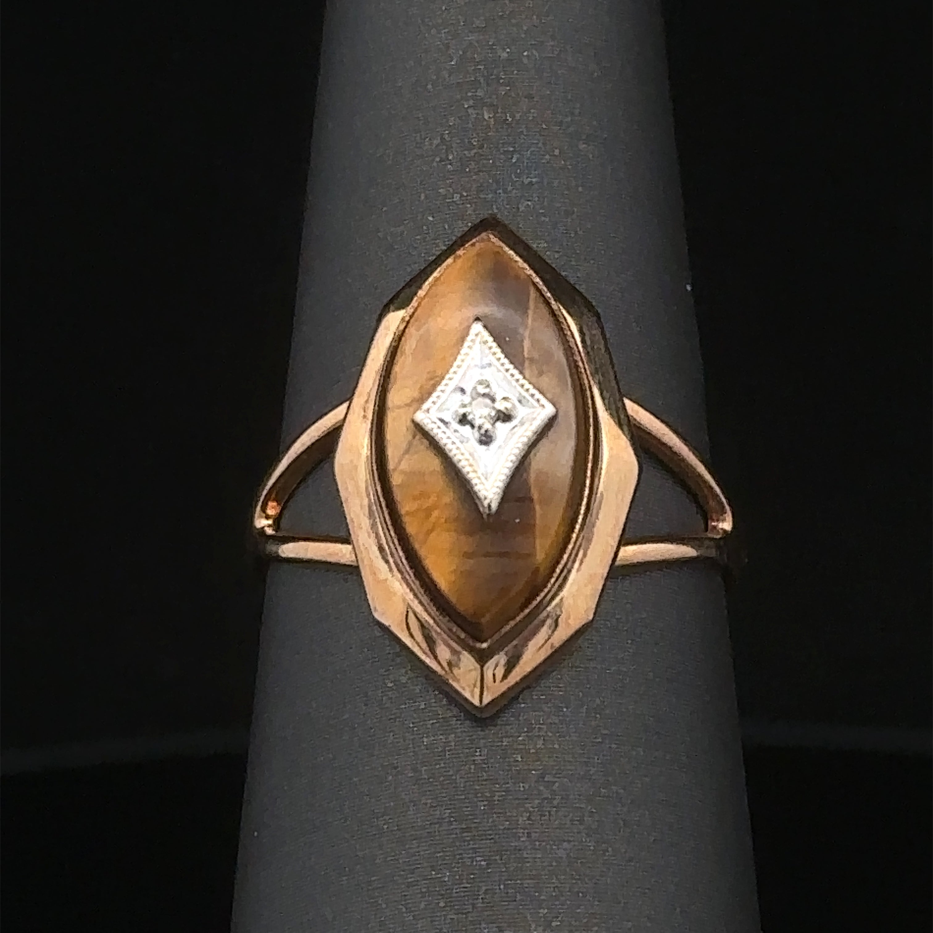 Azalea Tiger's Eye Ring