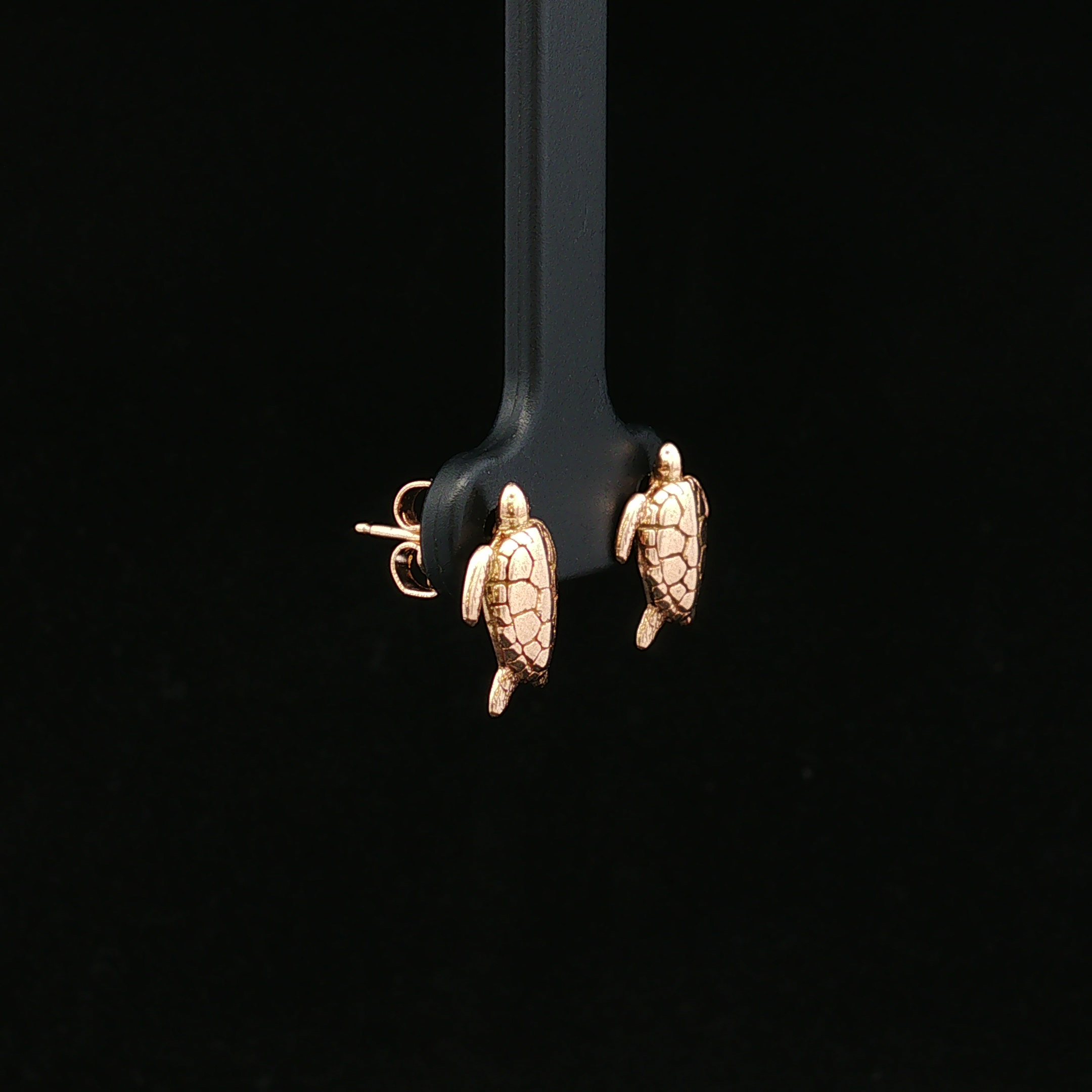 Yarrow 14K Yellow Gold Turtle Stud Earrings