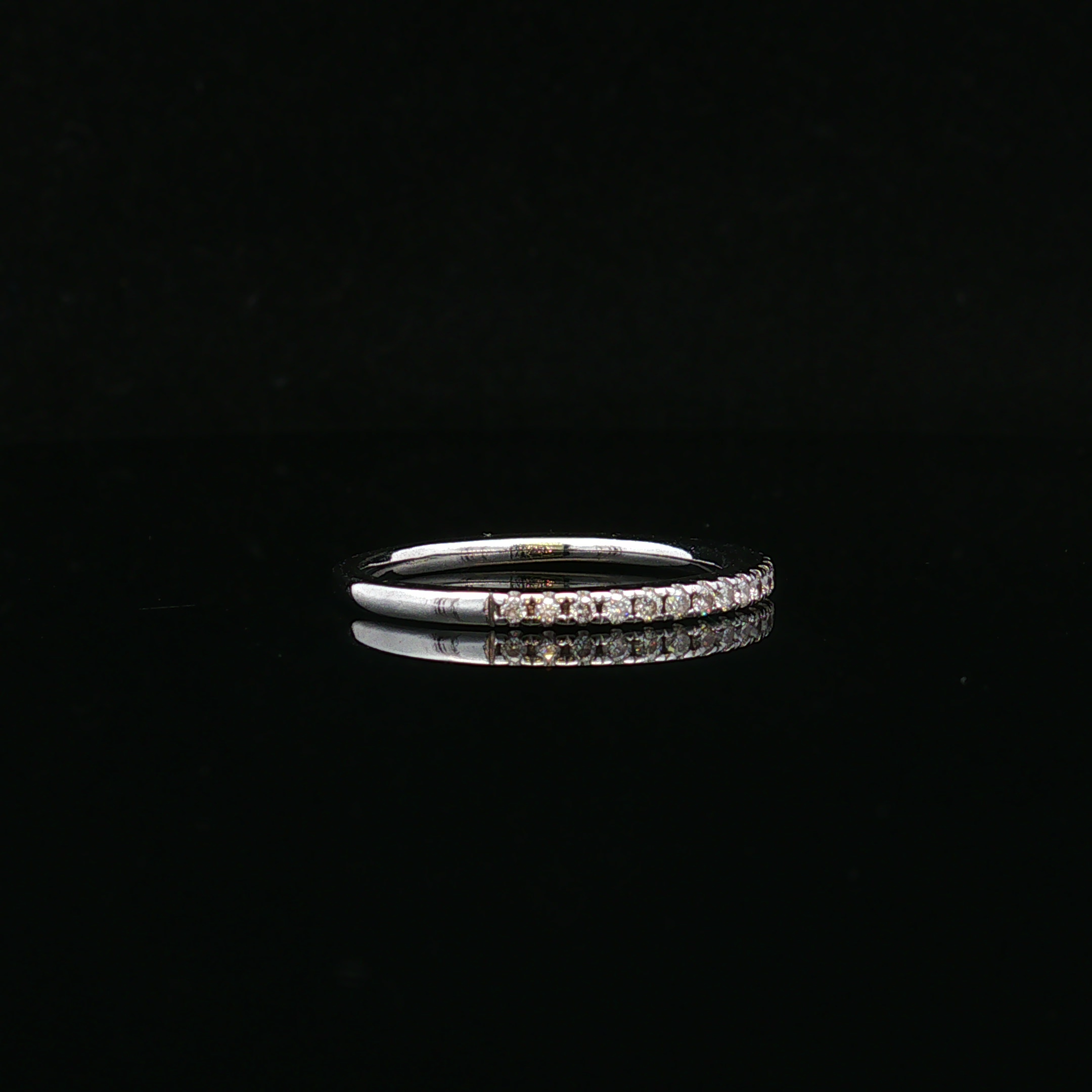 Jovielyn 14K White Gold .23 CTW Diamond Band by Vera Wang