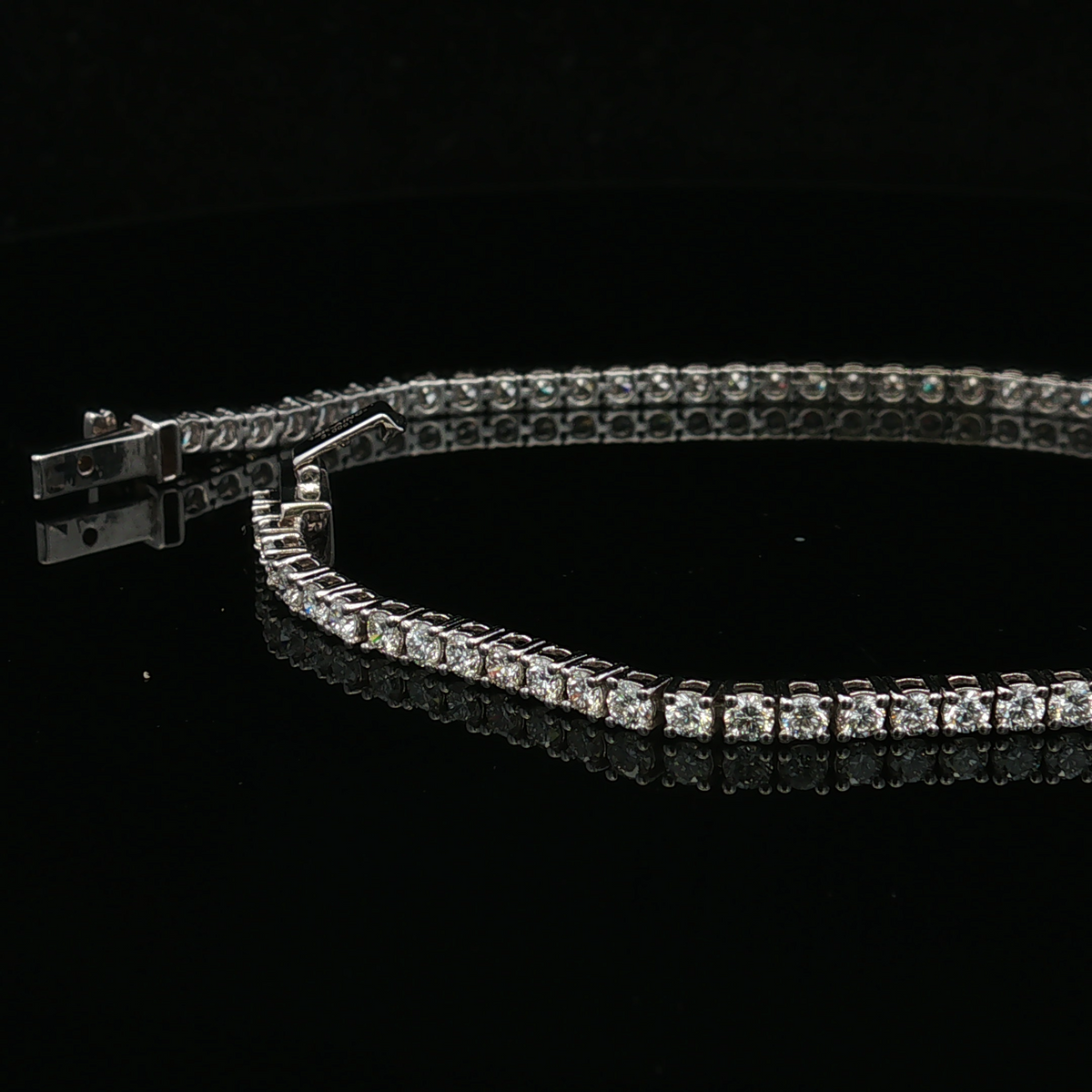 Jovie 14KW Lab Grown Diamond Tennis Bracelet
