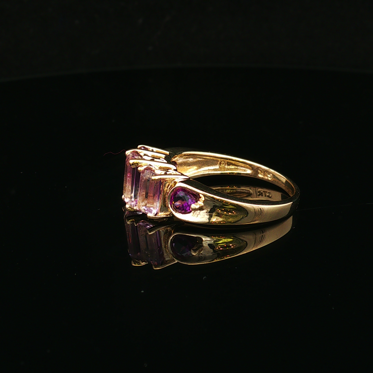 Elisea 10KY 2.50 CTW Ametrine Ring