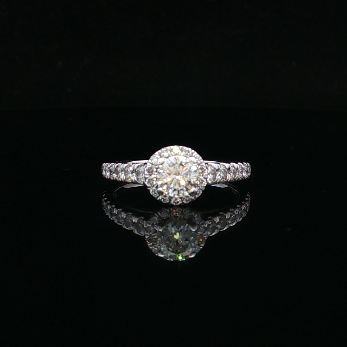 Cambriarose 14K White Gold Diamond Engagement Ring