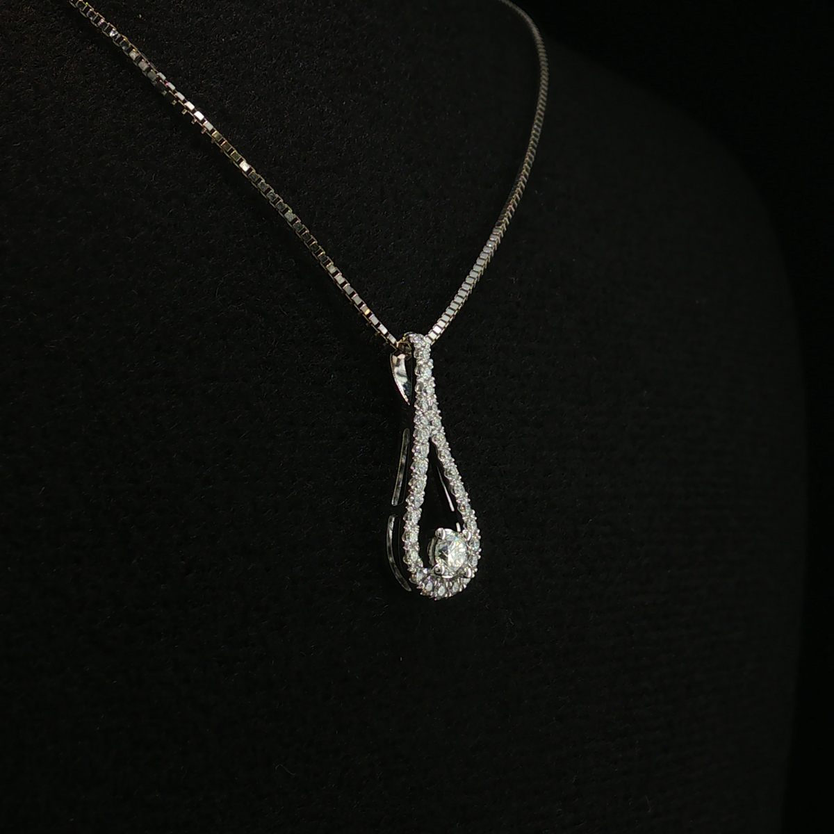 Viviana 14K White Gold Diamond Necklace