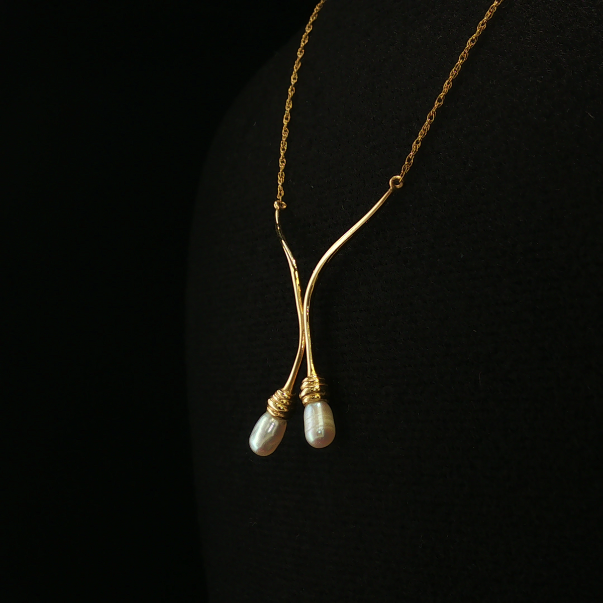 Giselle 14K Yellow Gold Freshwater Pearl Necklace
