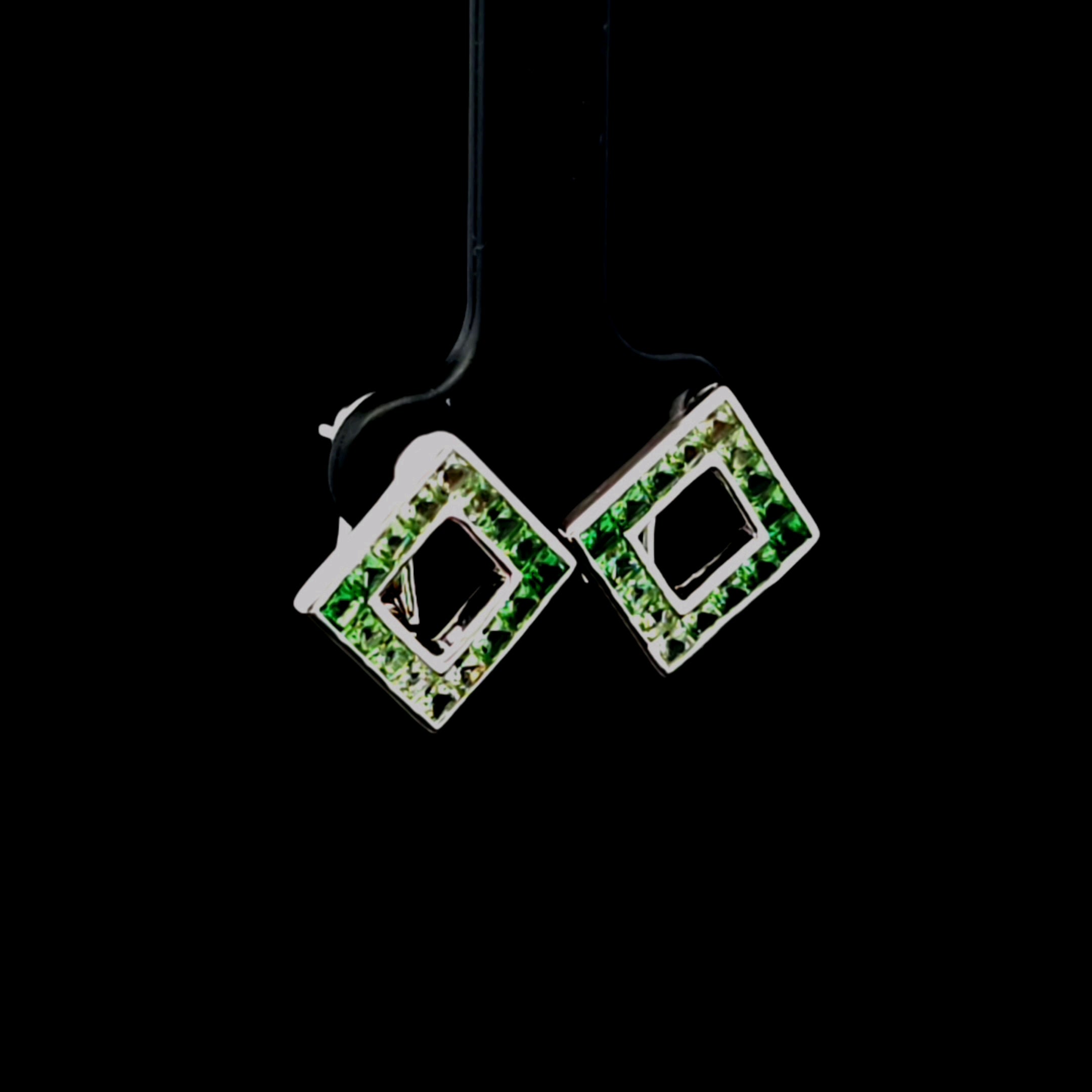 Tatiana Tsavorite Earrings