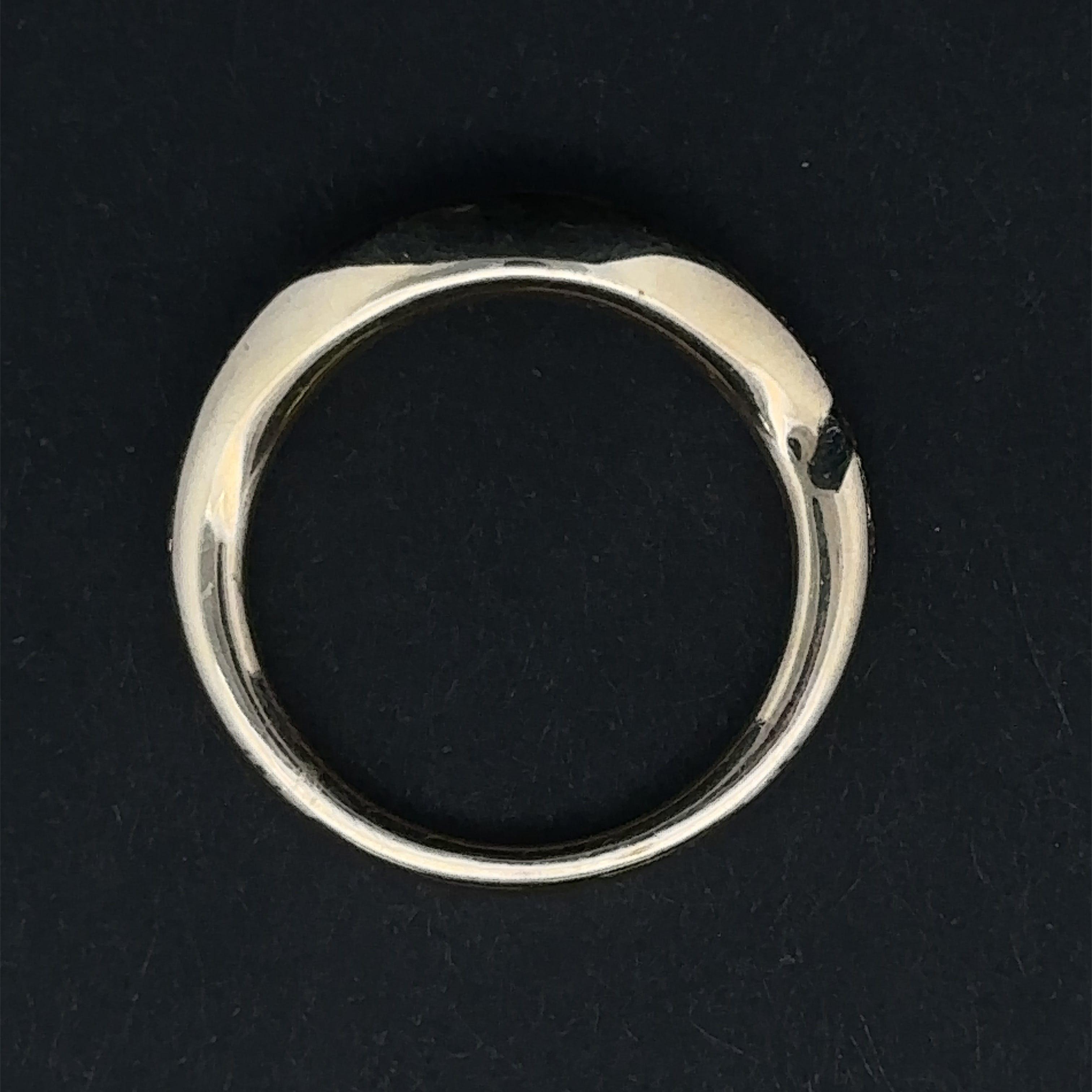 Amaris 14K Yellow Gold Anniversary Ring with 0.21ctw Diamonds