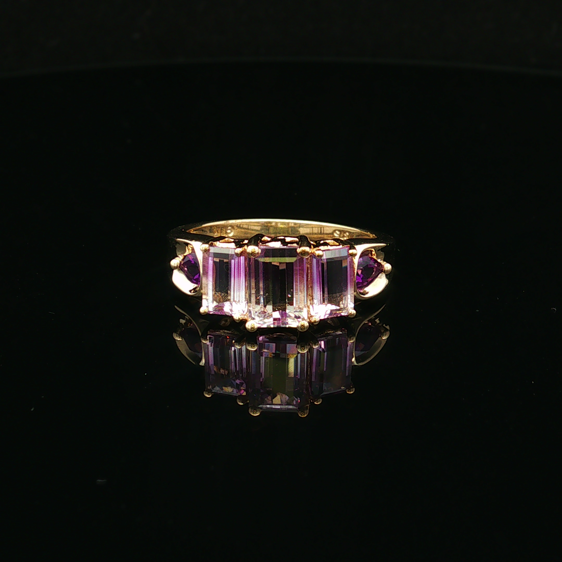 Elisea 10KY 2.50 CTW Ametrine Ring