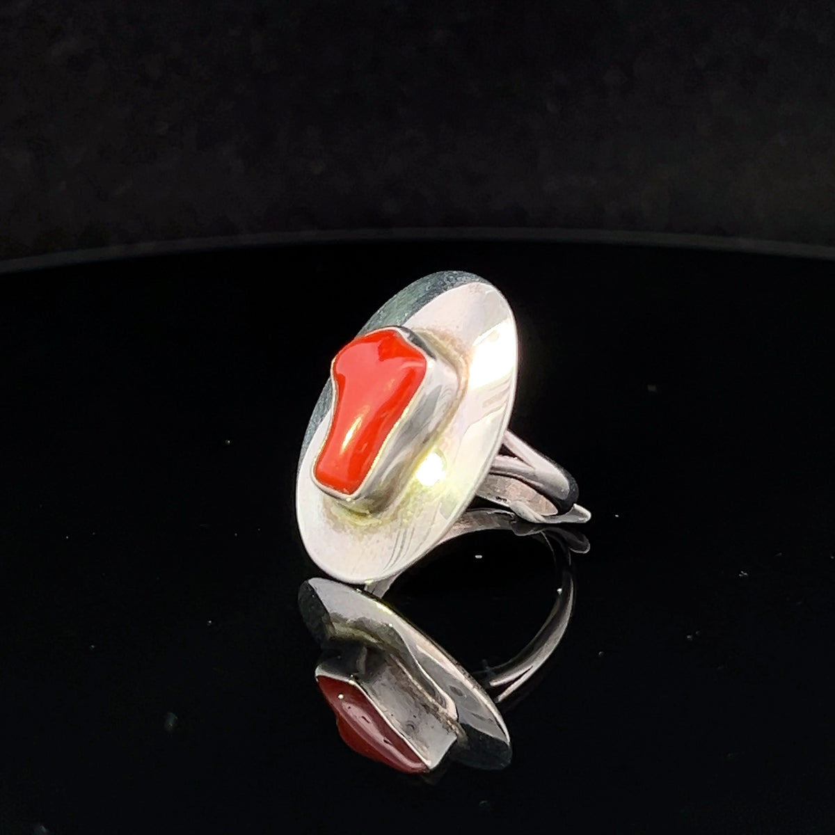 Cassidy S/S Coral Ring
