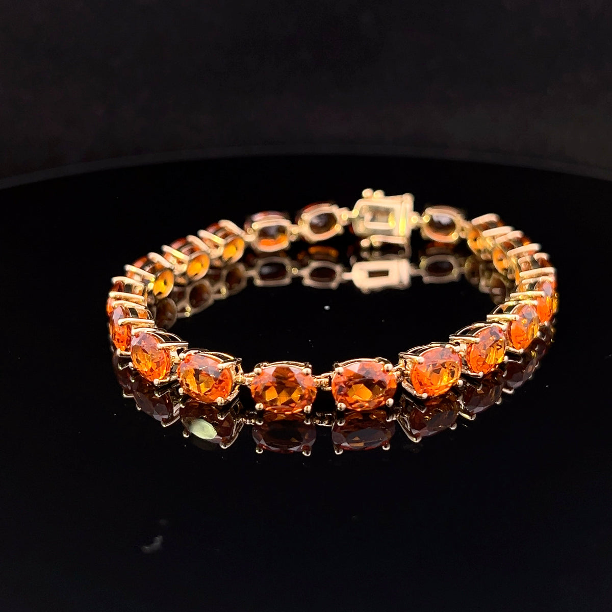 Destiny 14K Yellow Gold Madeira Citrine Oval Link Bracelet
