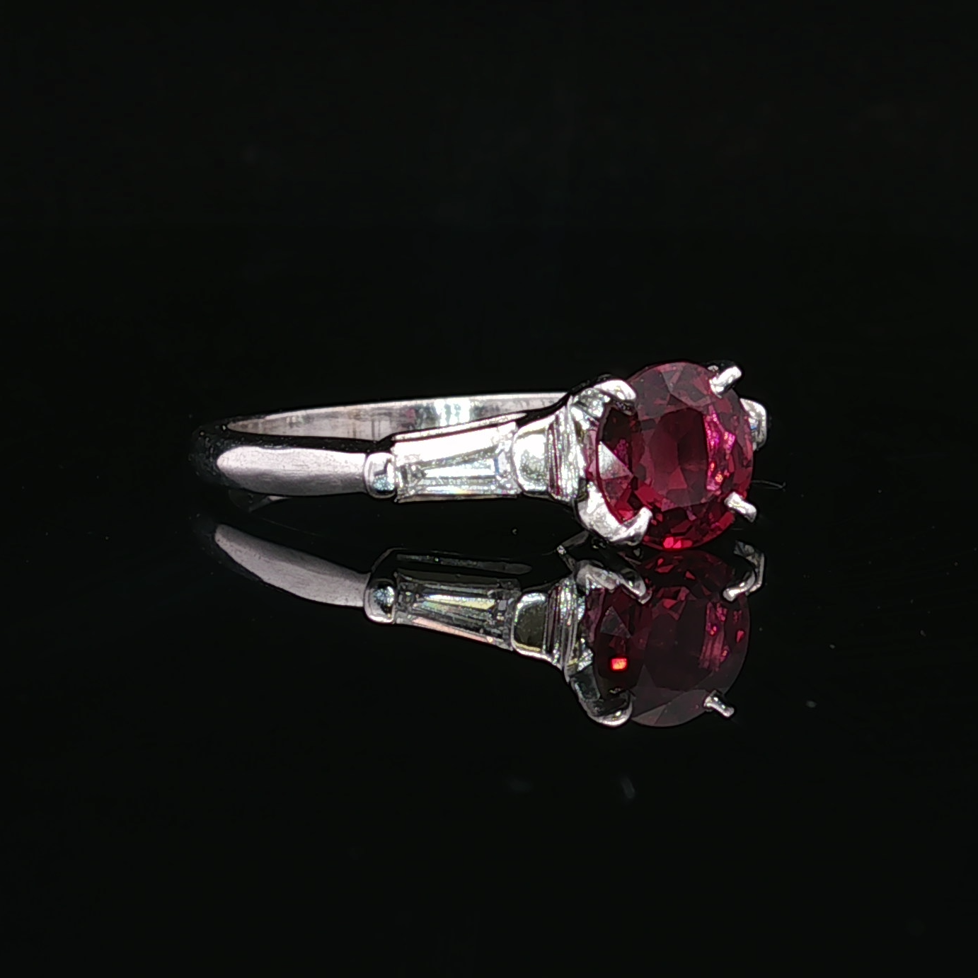 Salem Red Spinel Ring