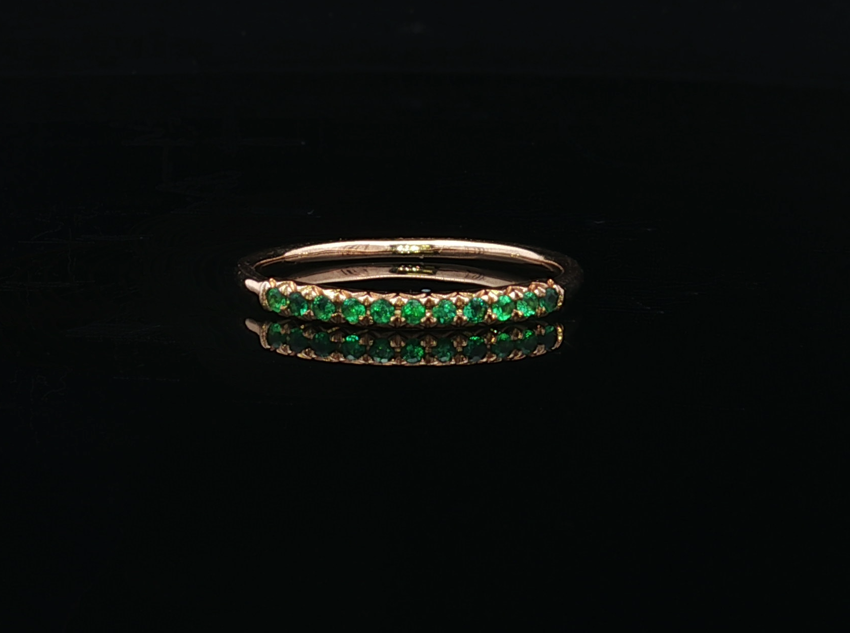 Magdalena 18KY Emerald Ring