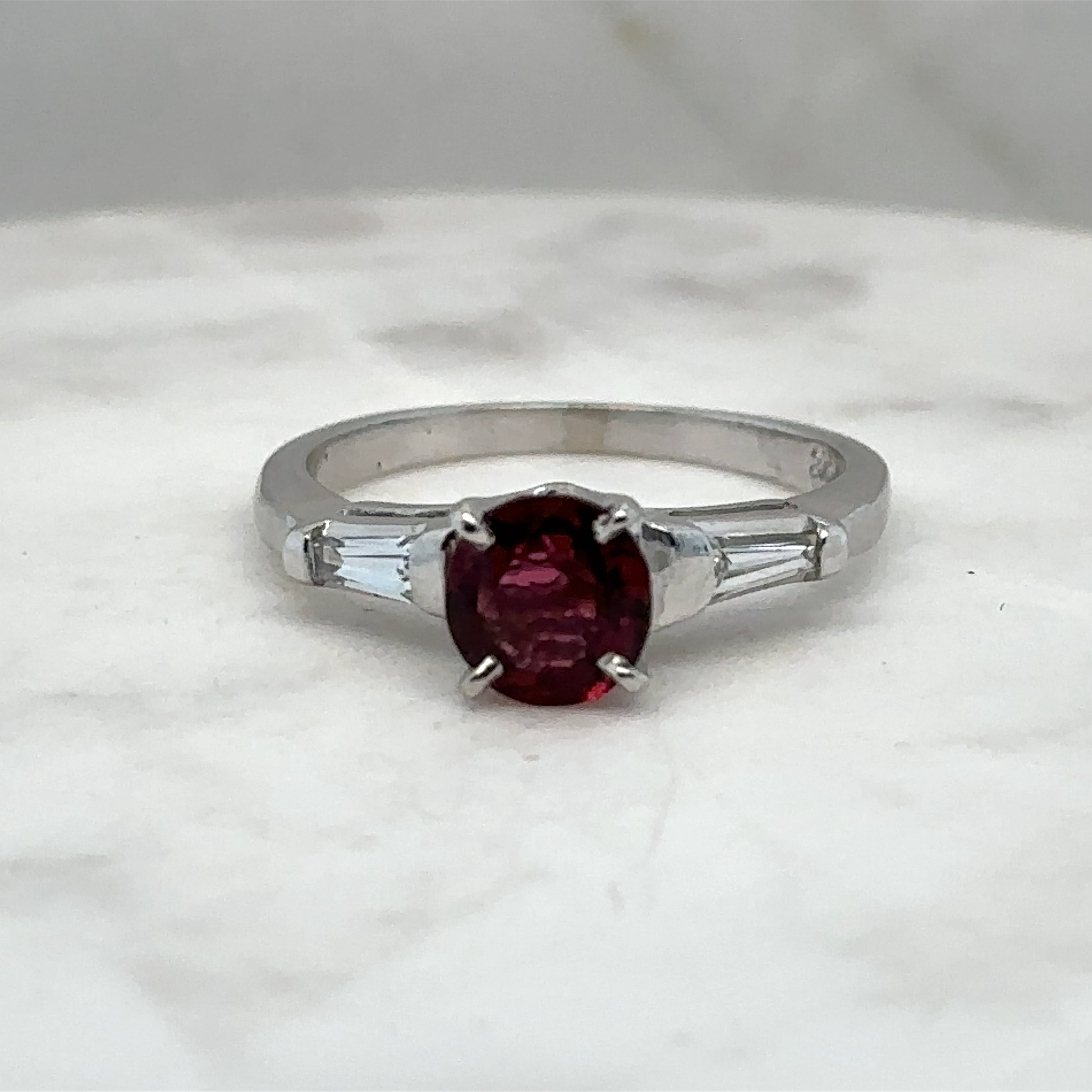 Salem Red Spinel Ring