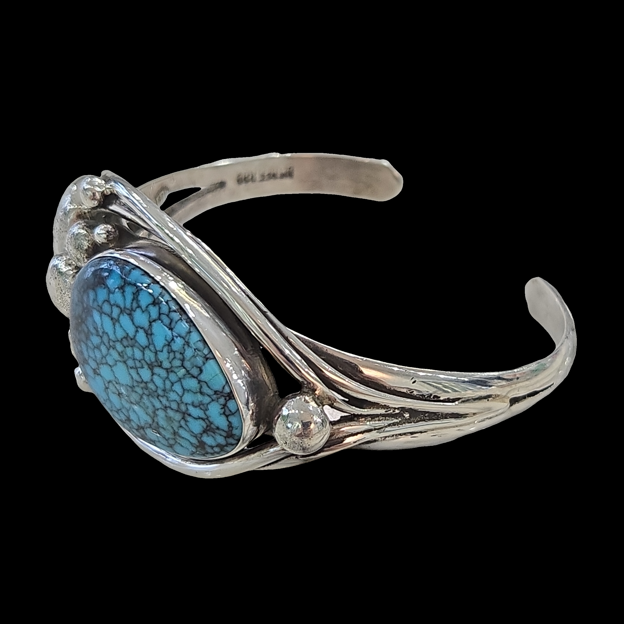 Spiderweb Hubei Turquoise Cuff