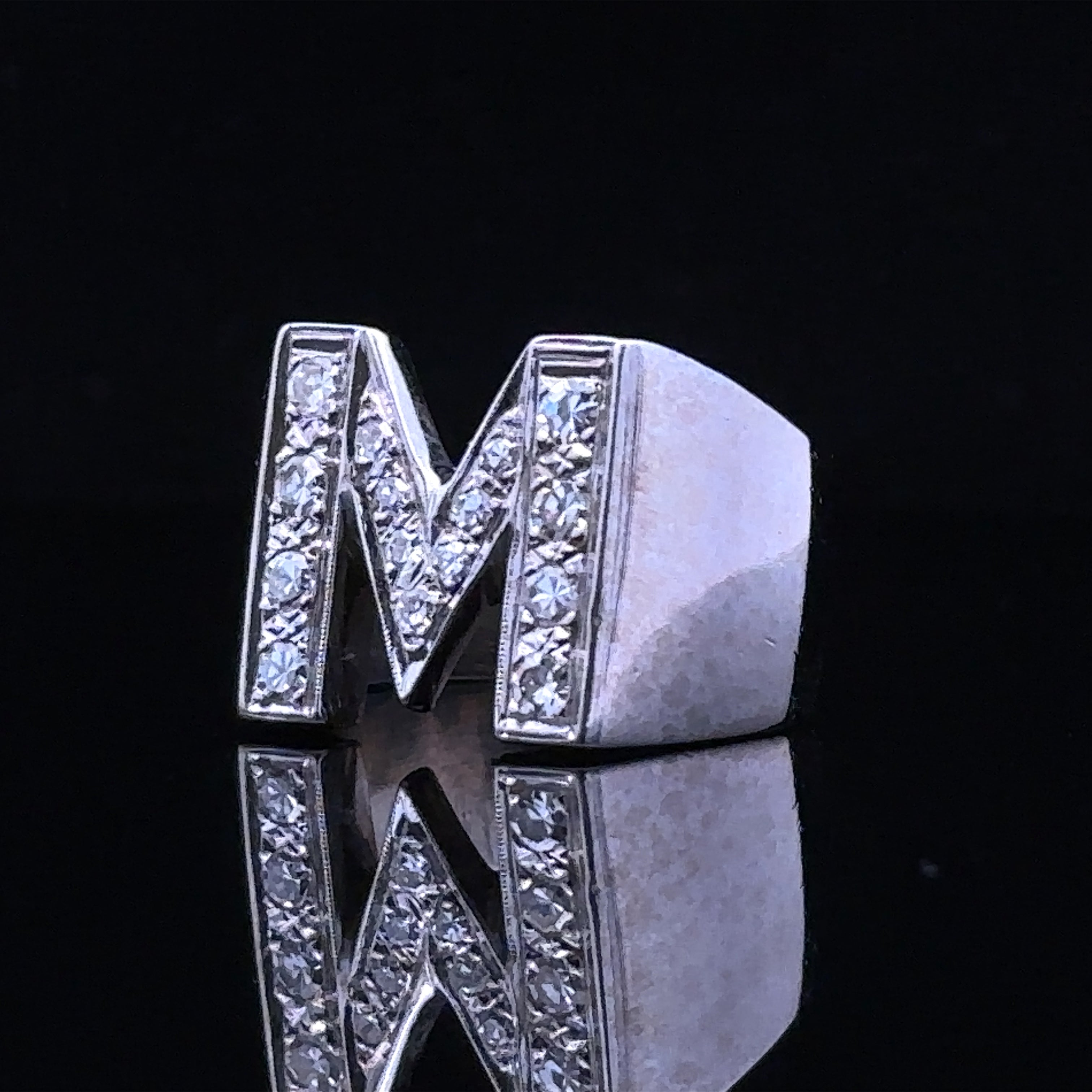 Justice M or W Initial Ring