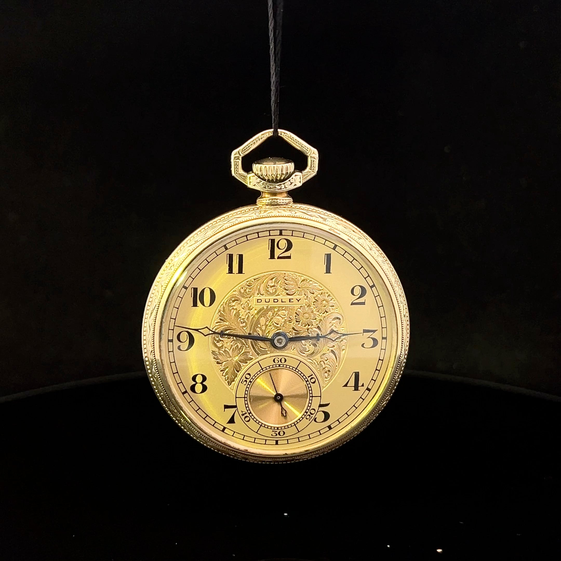 Dudley 14K Gold-Filled 1920s Pocket Watch