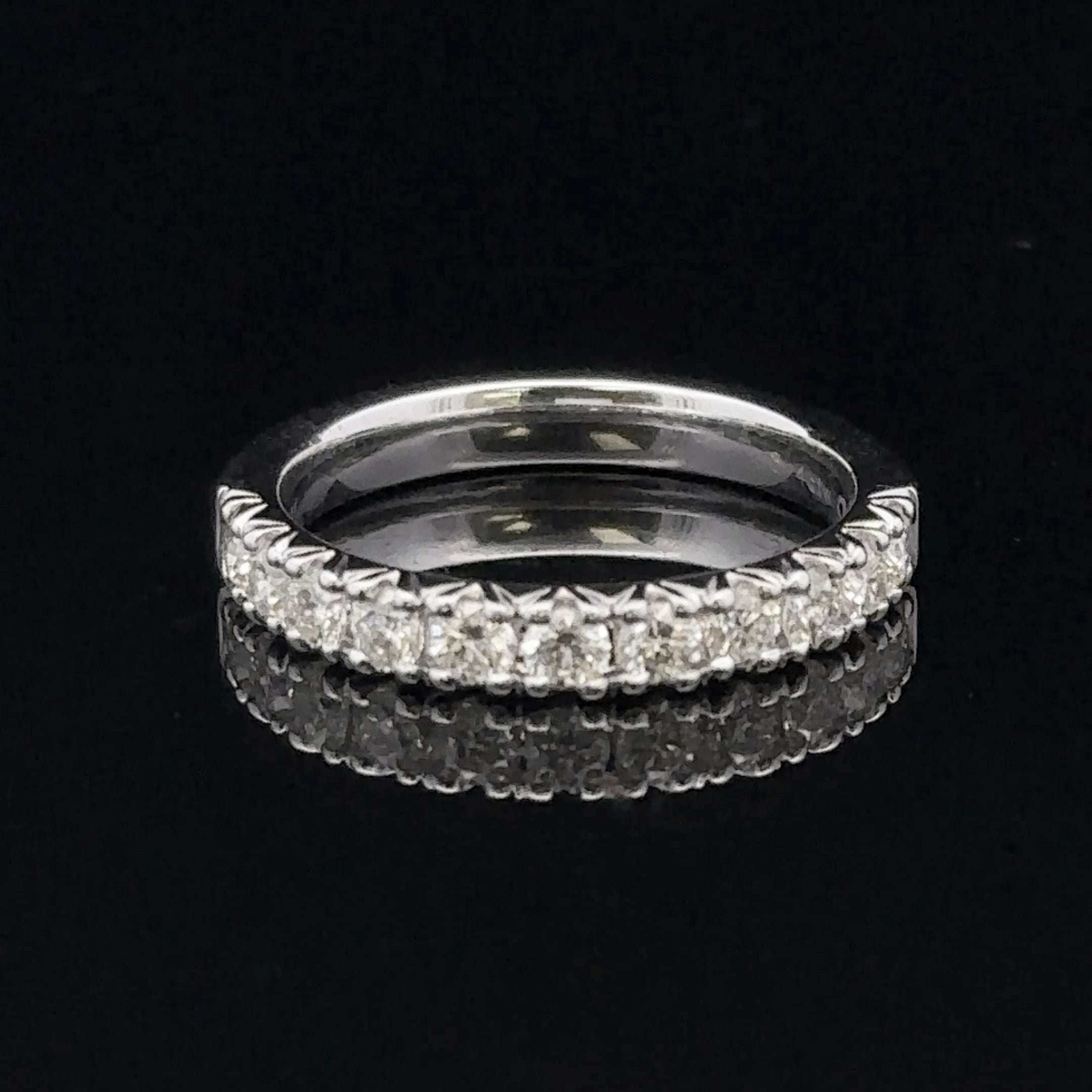 Hayley White 14K Diamond Anniversary Ring