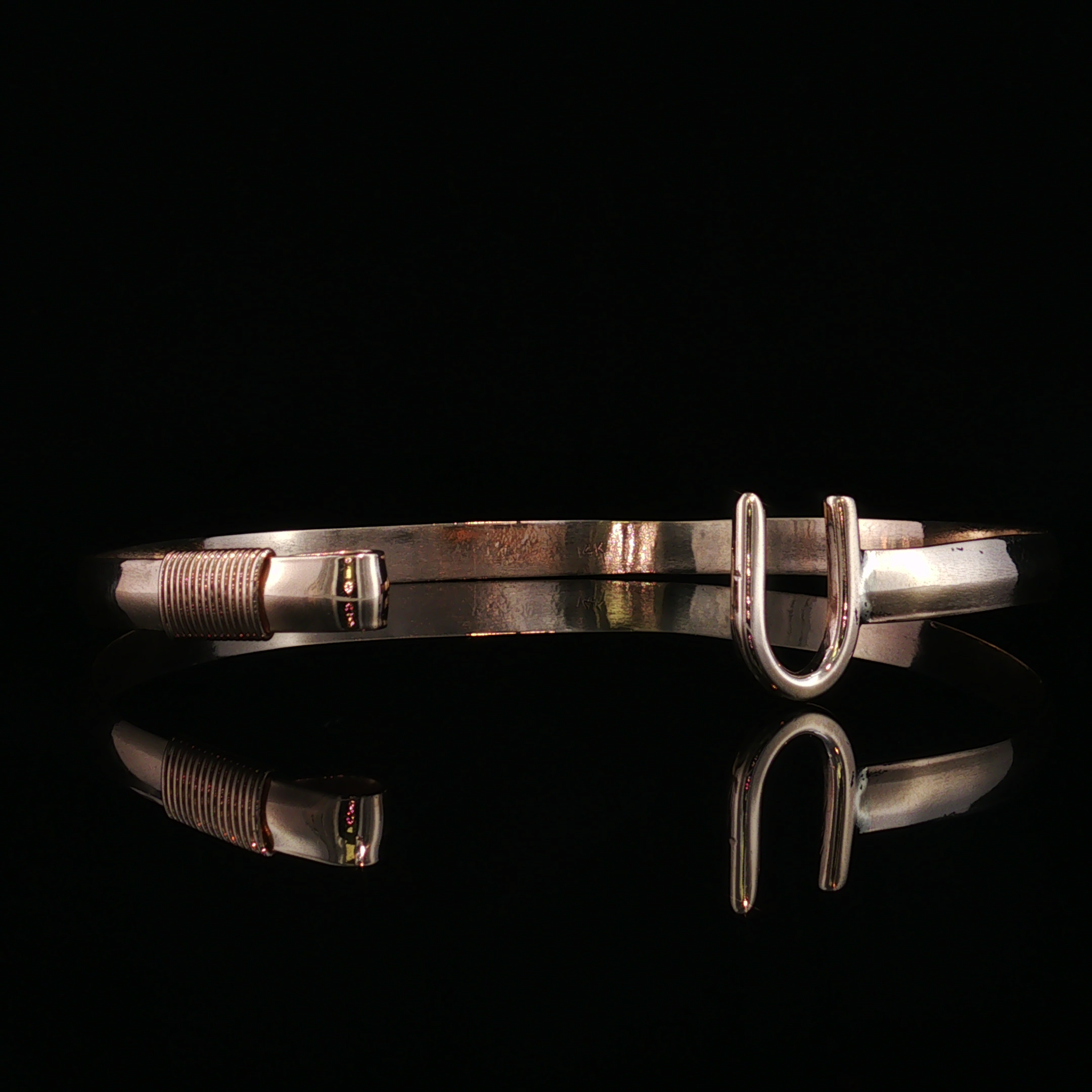 Poppy 14K Yellow Gold St. Croix Hook Bangle