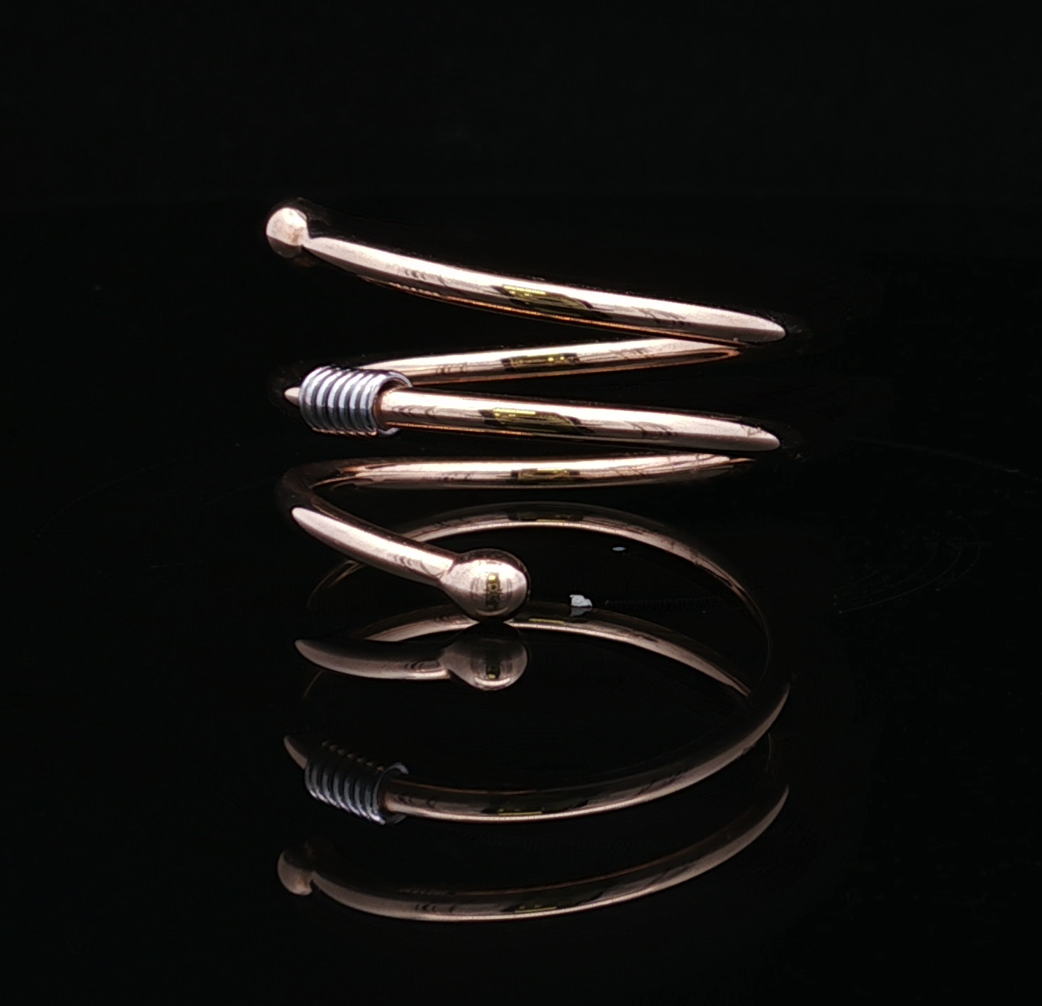 Kamari 14K Yellow Gold Two-Tone Loop Ring by Kathryn