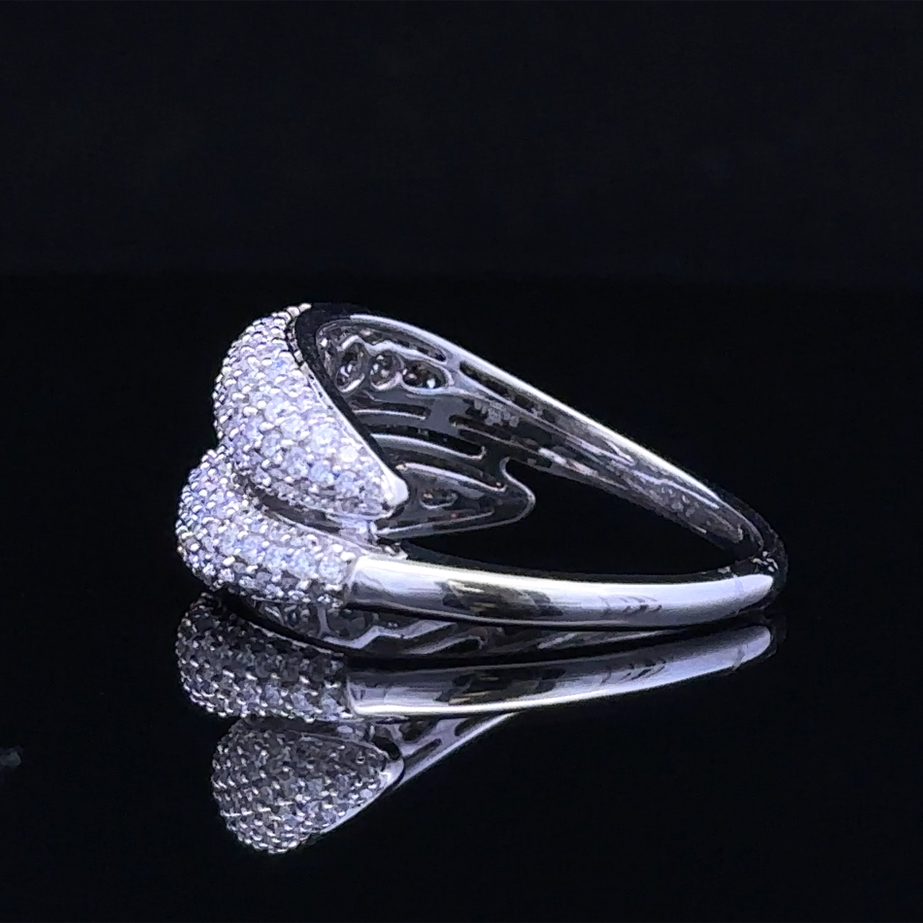 Macie Diamond Bypass Ring