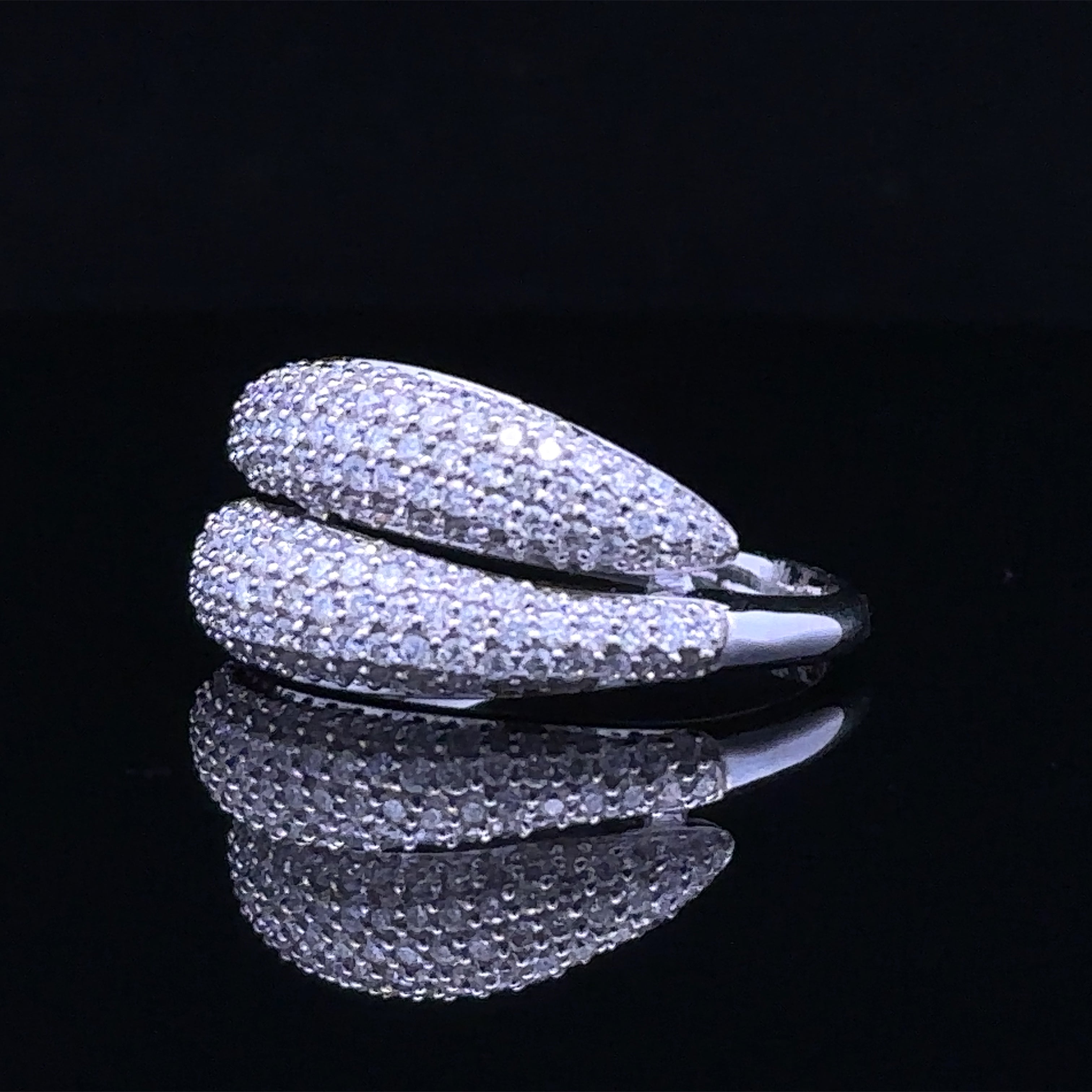 Macie Diamond Bypass Ring