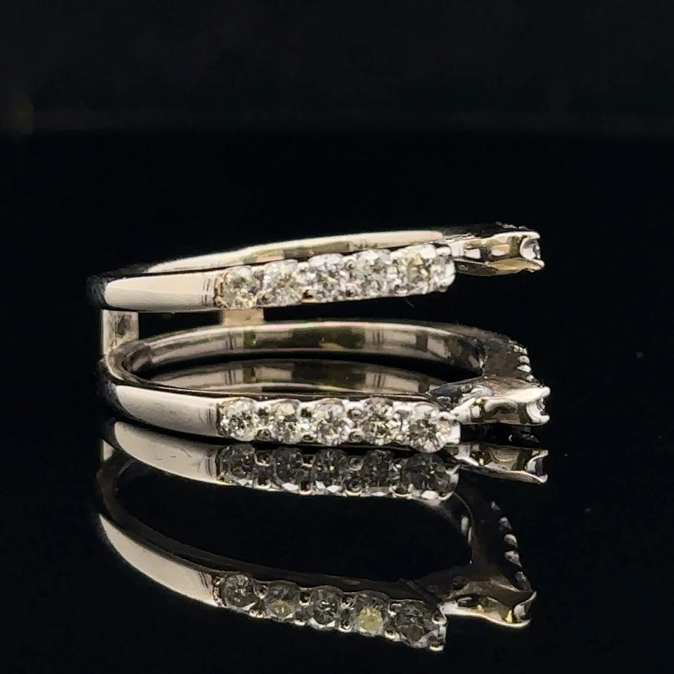 Alanna 14K Yellow Gold .80 CTW Diamond Guard Ring