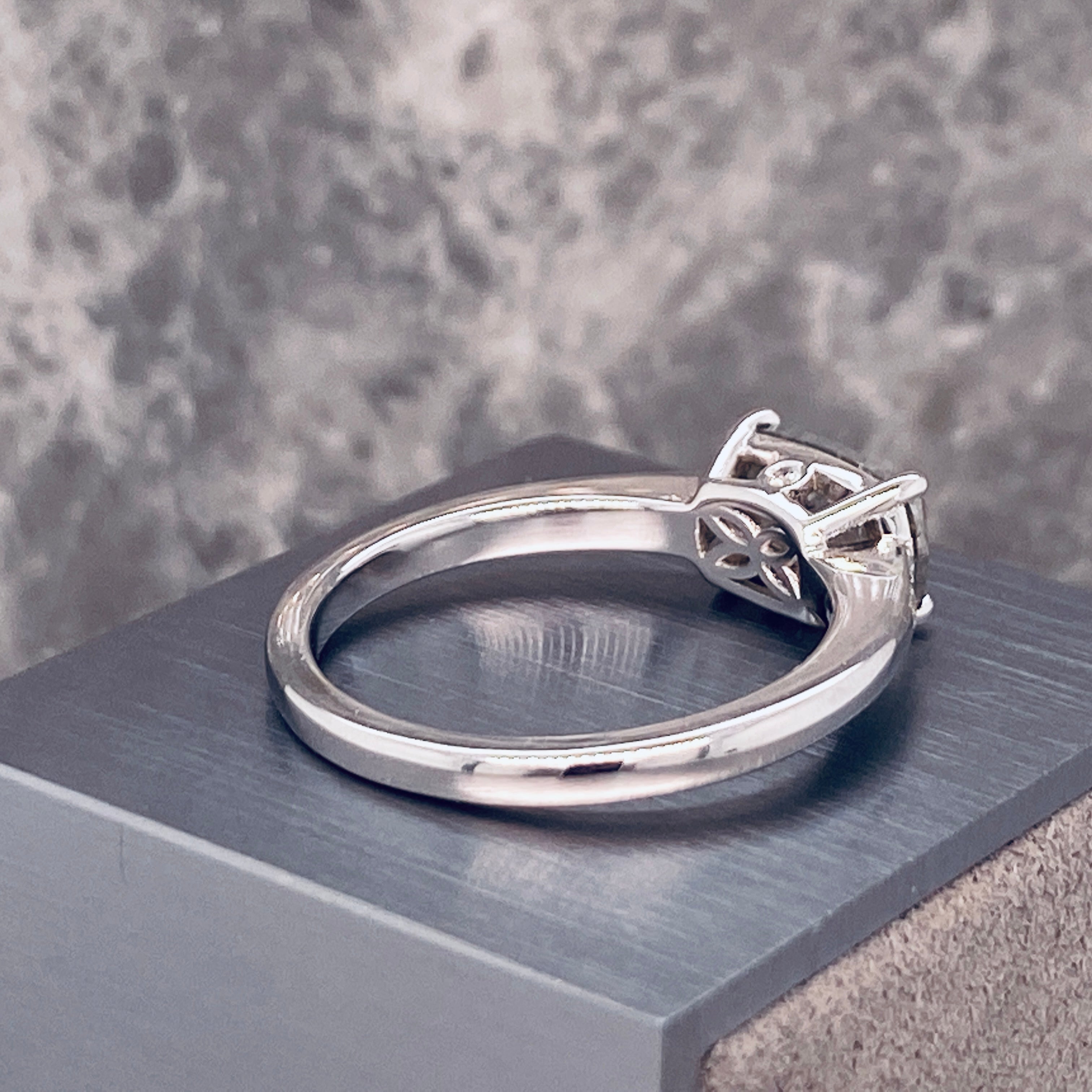 Summer 14K White Gold Salt & Pepper Diamond Wedding Set