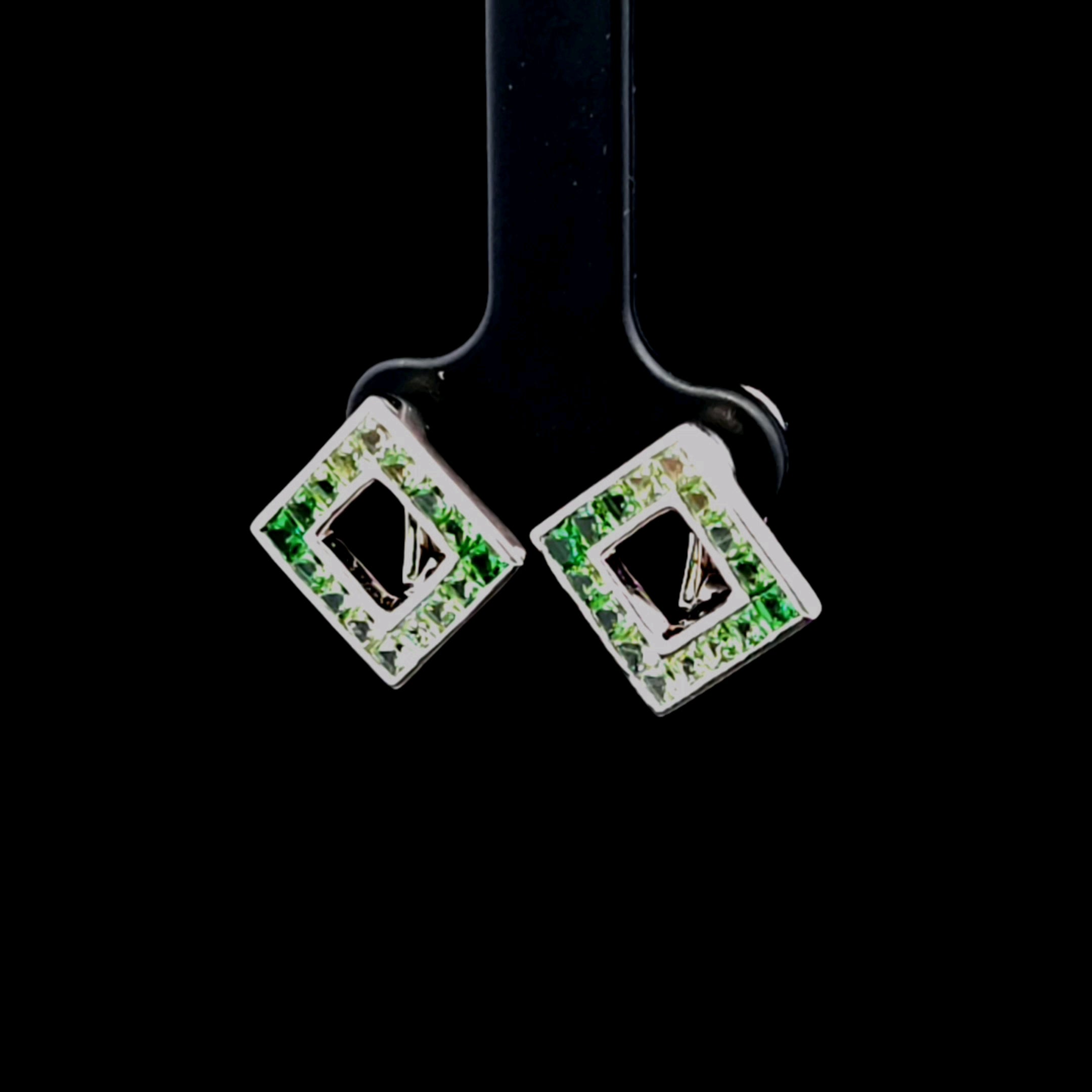 Tatiana Tsavorite Earrings