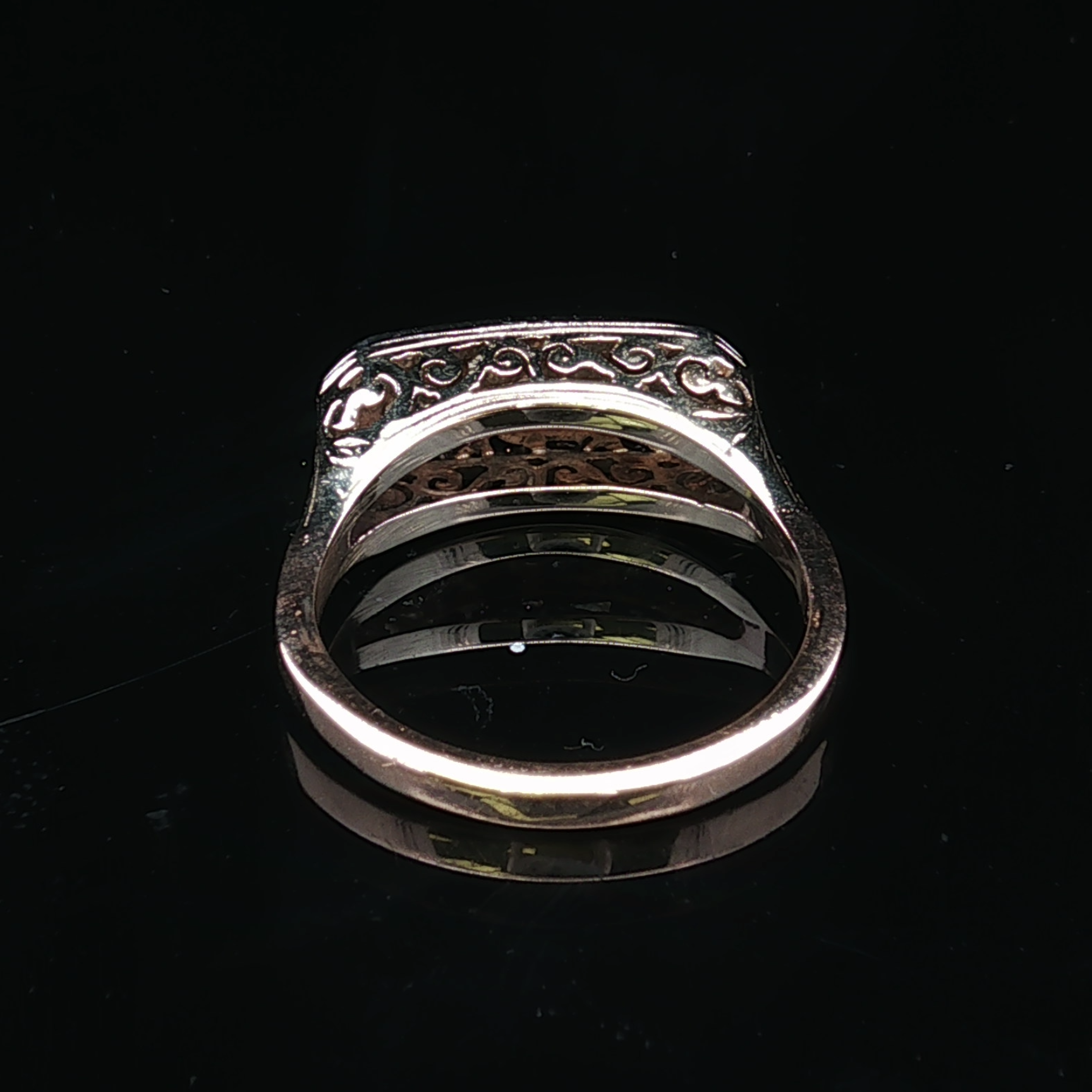 Millicent Two-Tone Vintage Diamond Ring