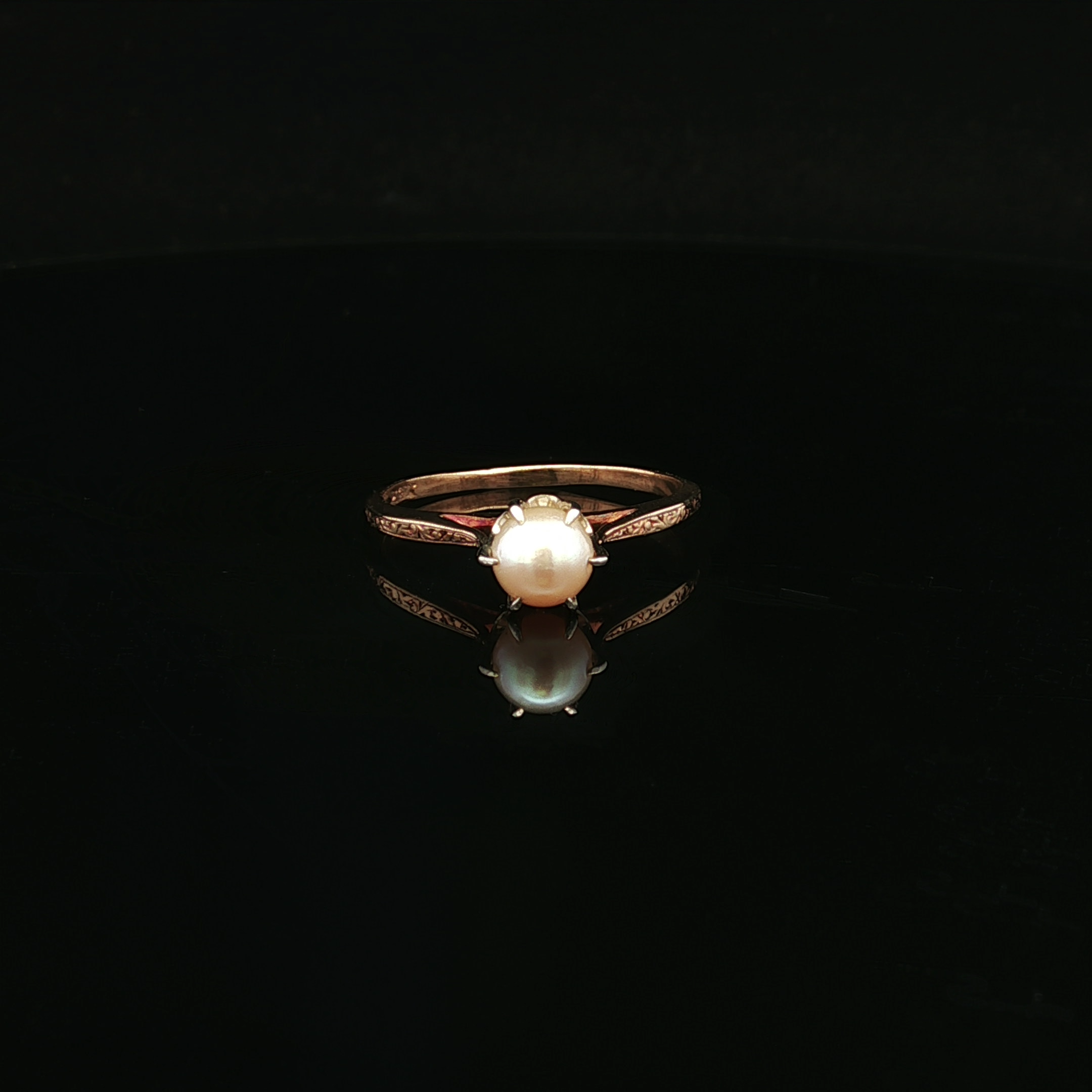 Katherine 14K Yellow Gold Pearl Ring