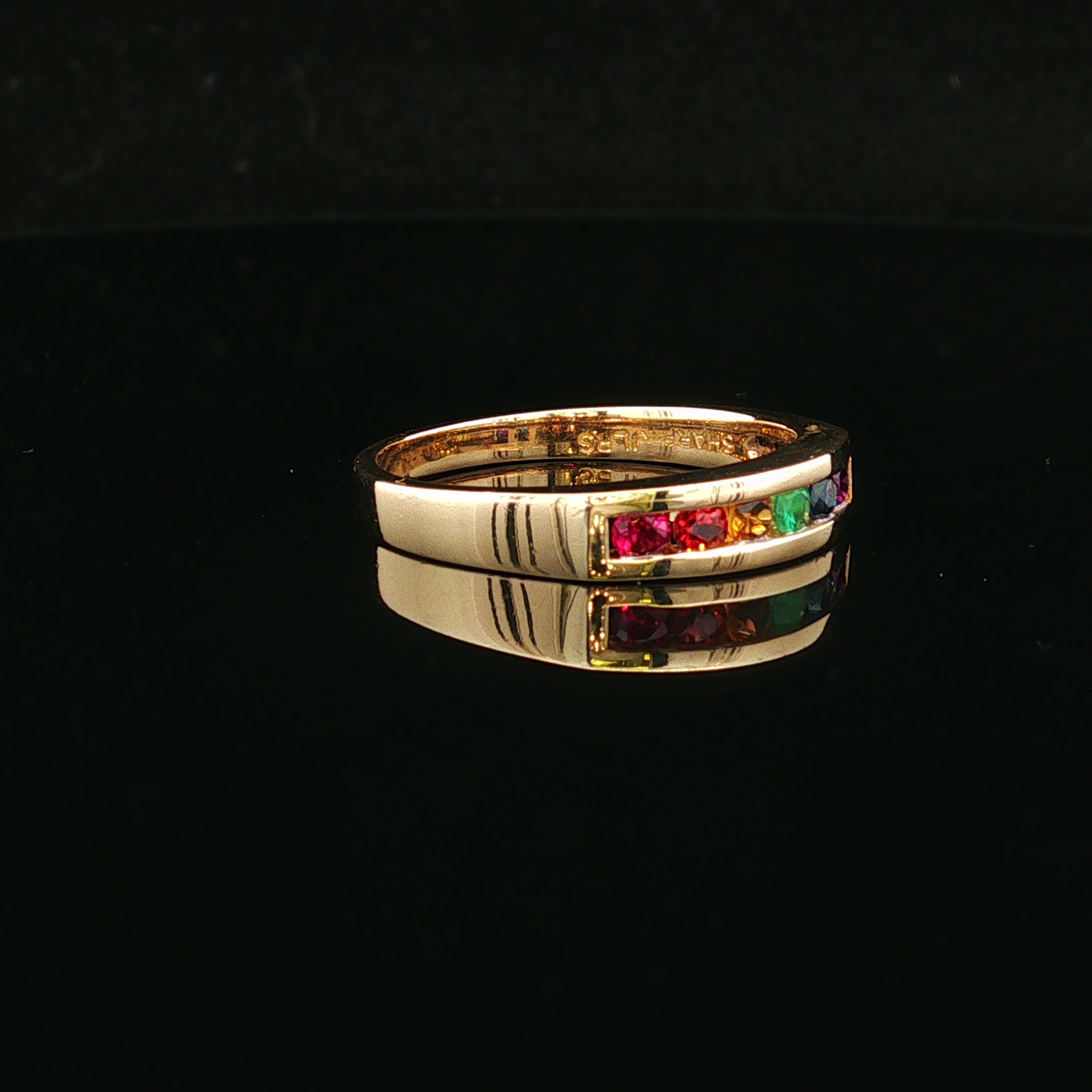 Thealynn 14K Yellow Gold Multi Gemstone Ring