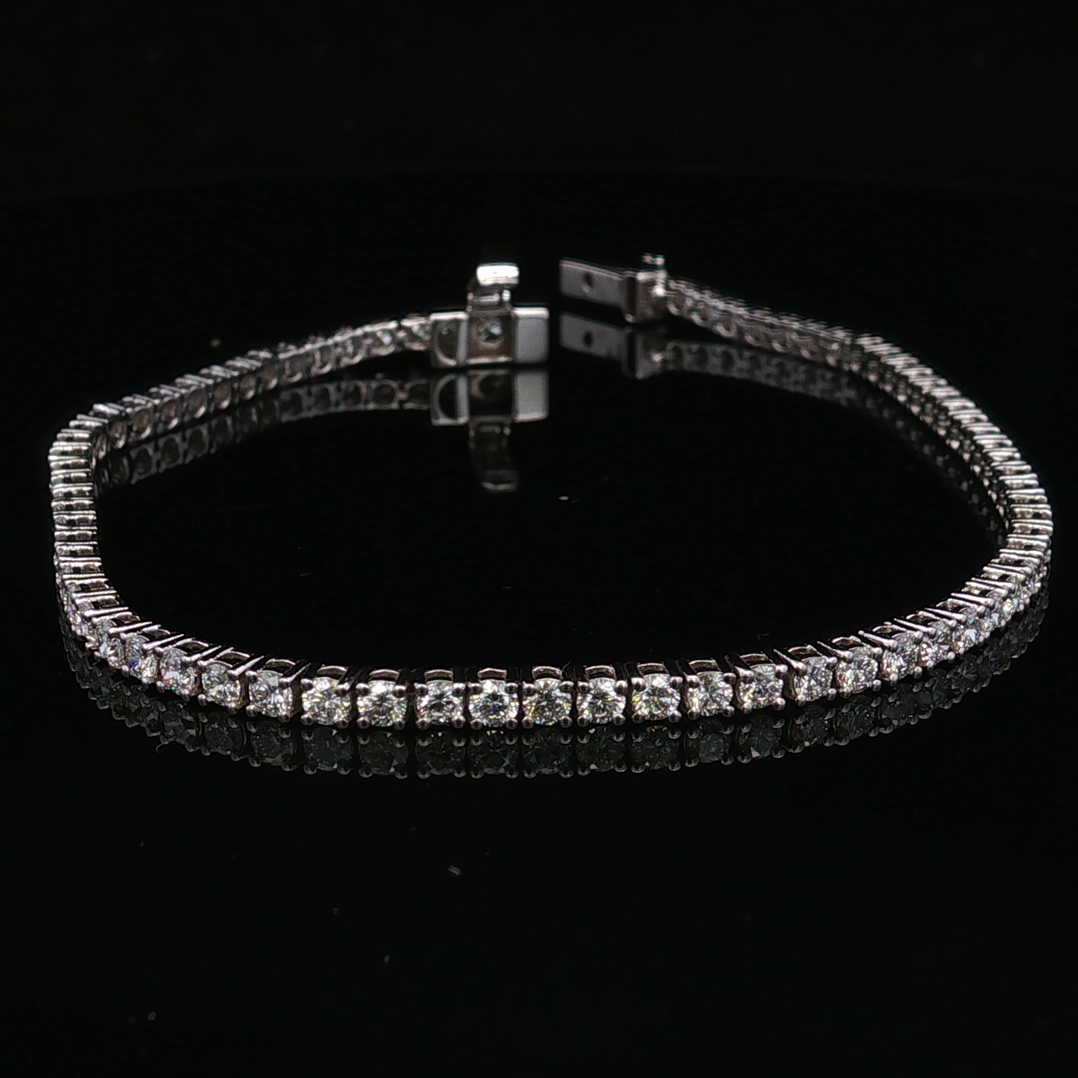 Jovie 14KW Lab Grown Diamond Tennis Bracelet
