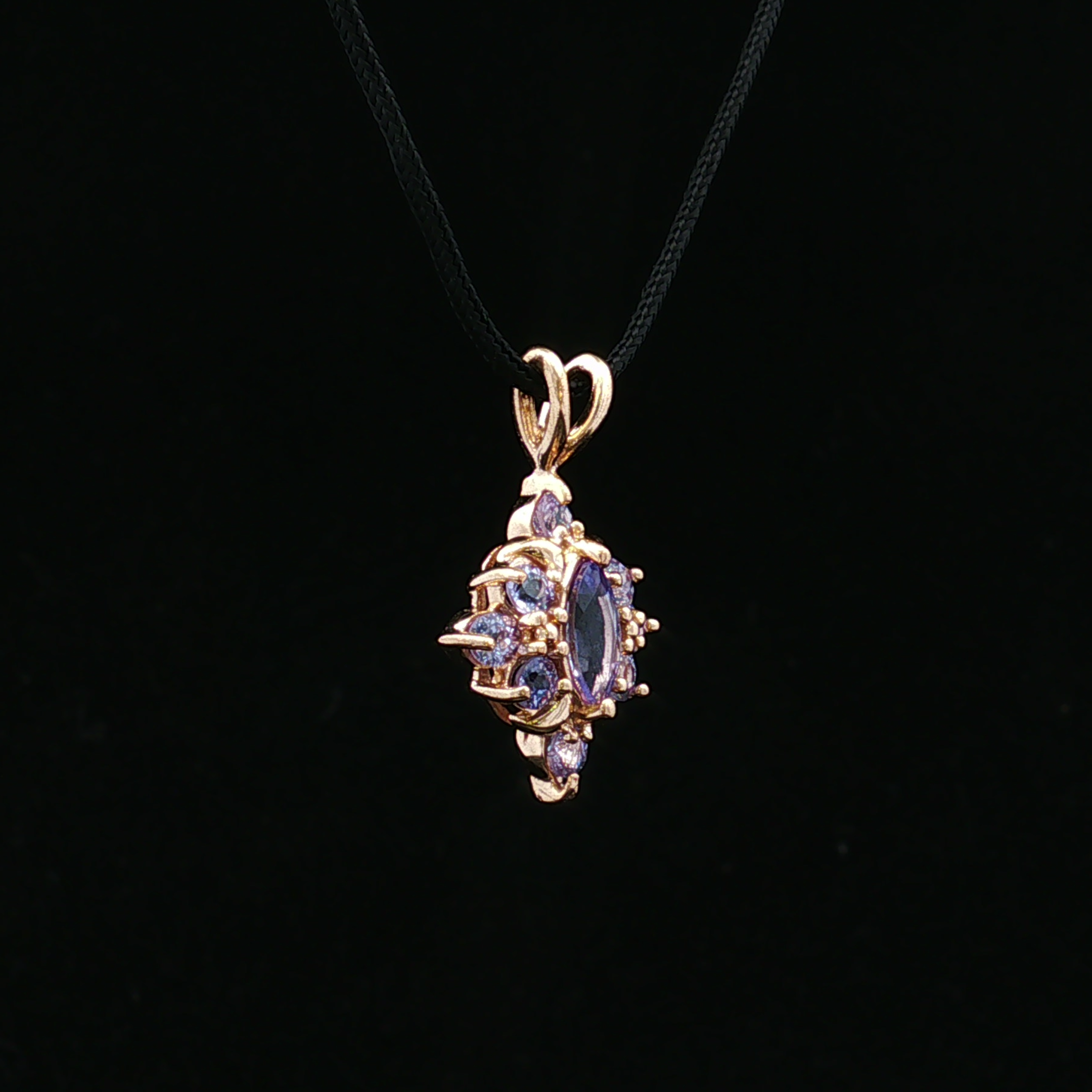 Quinna 14KY .65 CTW Tanzanite Pendant