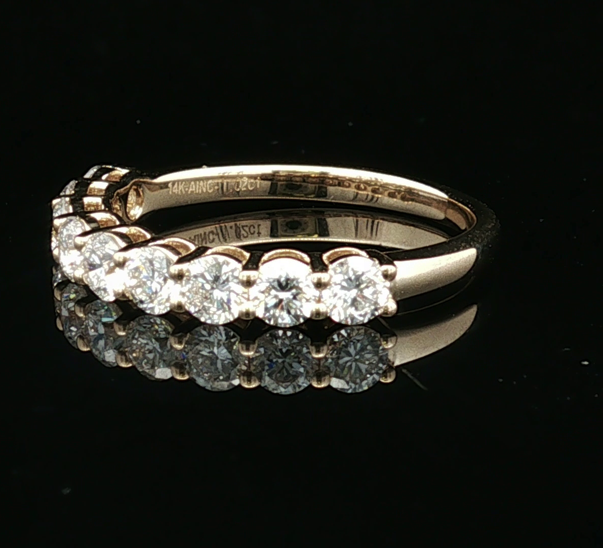 Wren 14KY Lab Grown Diamond Band