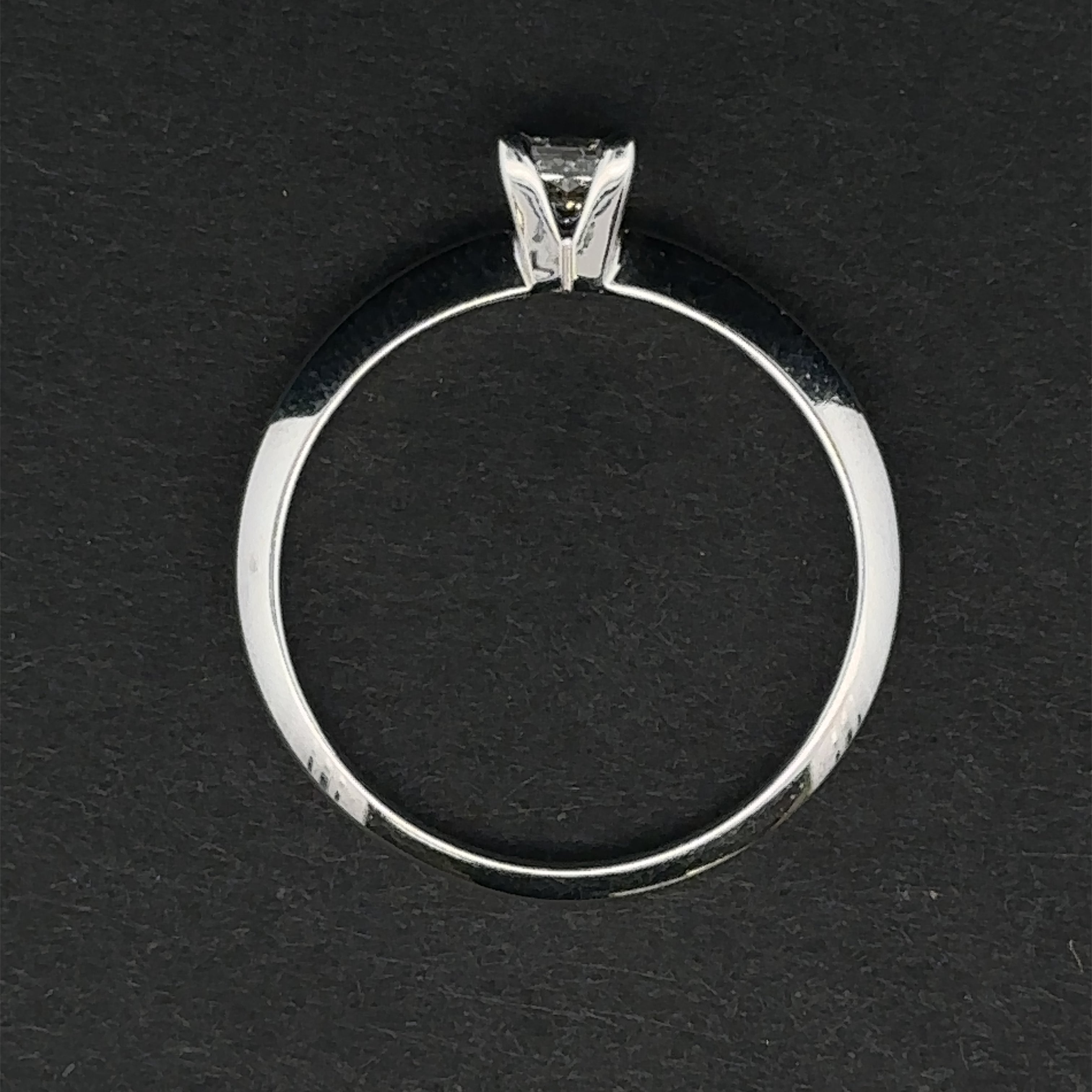 Nicole 14KW .26CT Princess Cut Diamond Engagement Ring