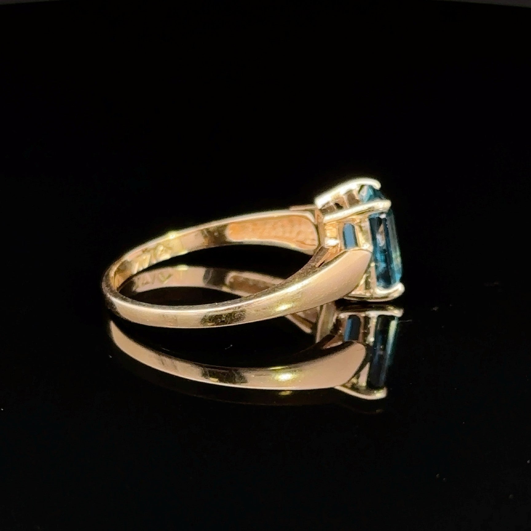 Kehlani Blue Topaz Ring