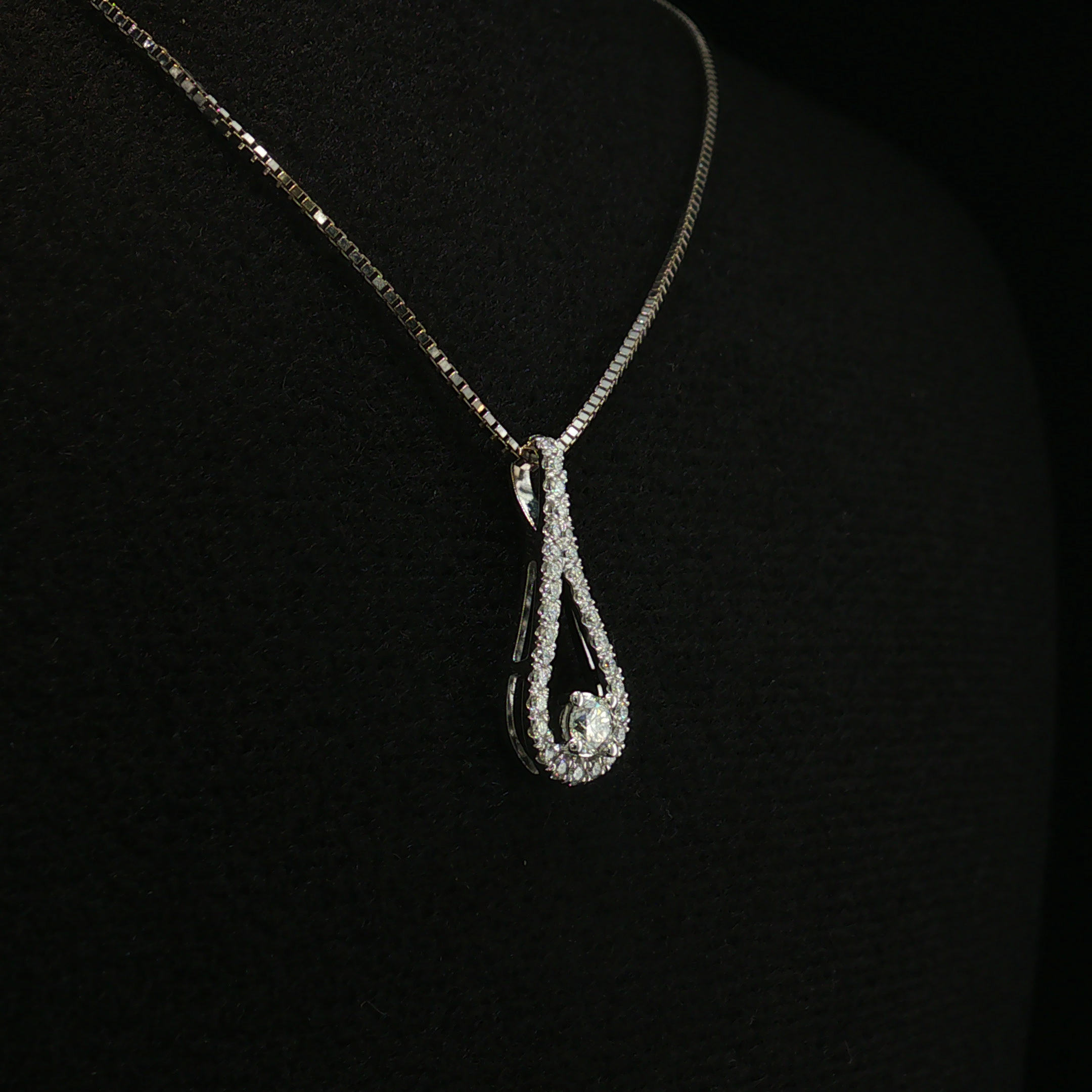 Viviana 14K White Gold Diamond Necklace
