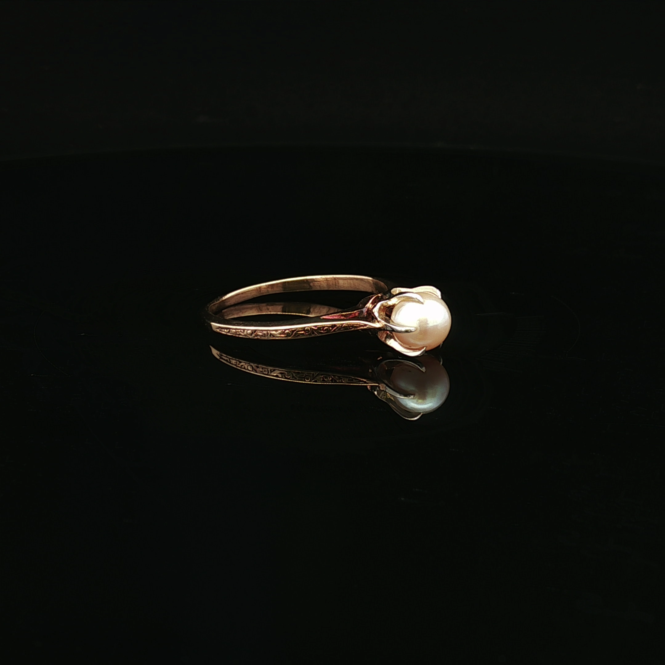 Katherine 14K Yellow Gold Pearl Ring