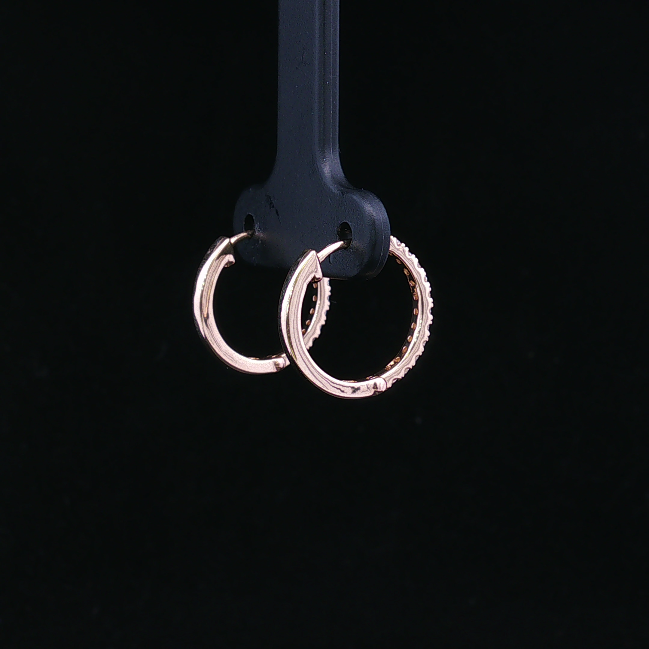 Cambria 14KY Lab Grown Diamond Hoops