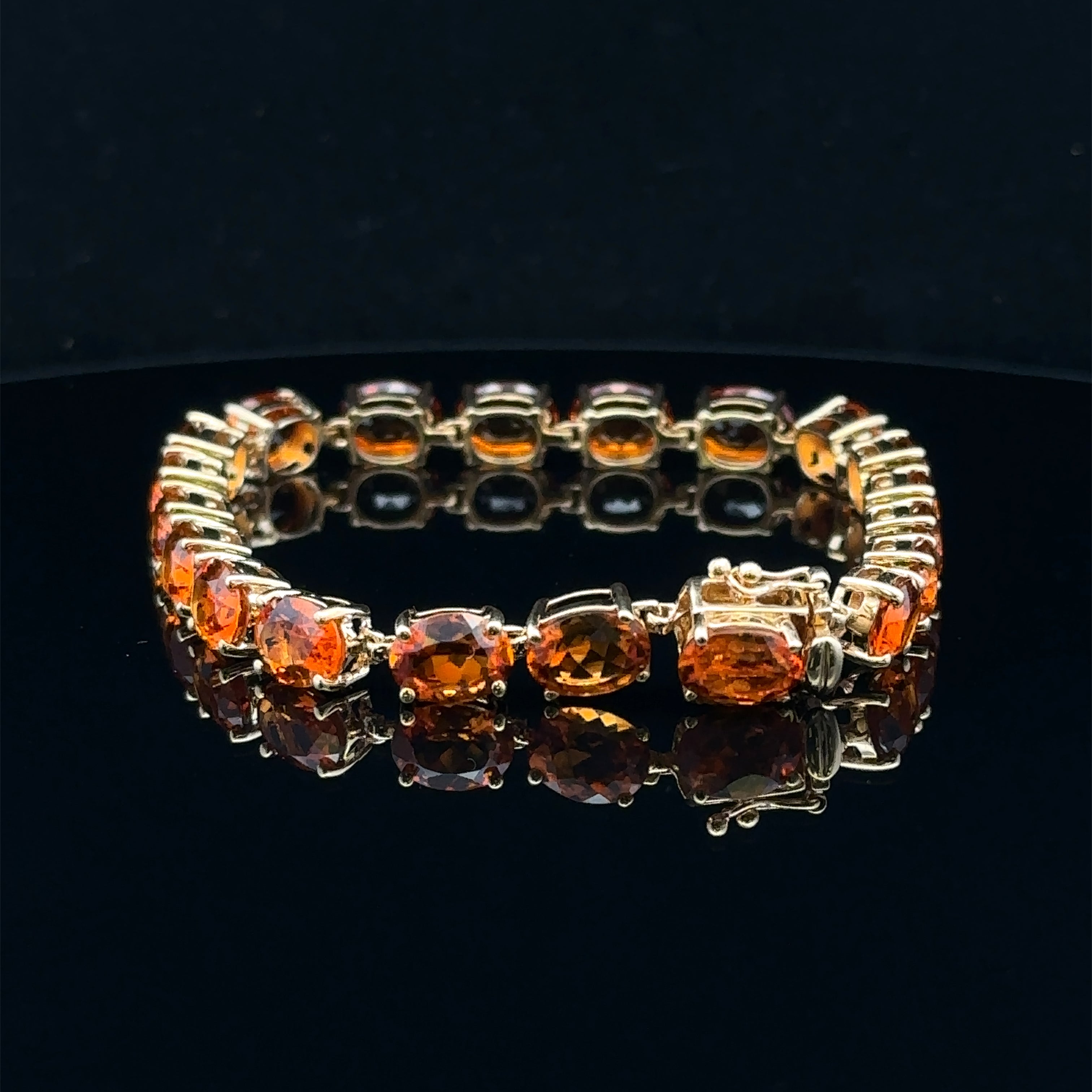 Destiny 14K Yellow Gold Madeira Citrine Oval Link Bracelet