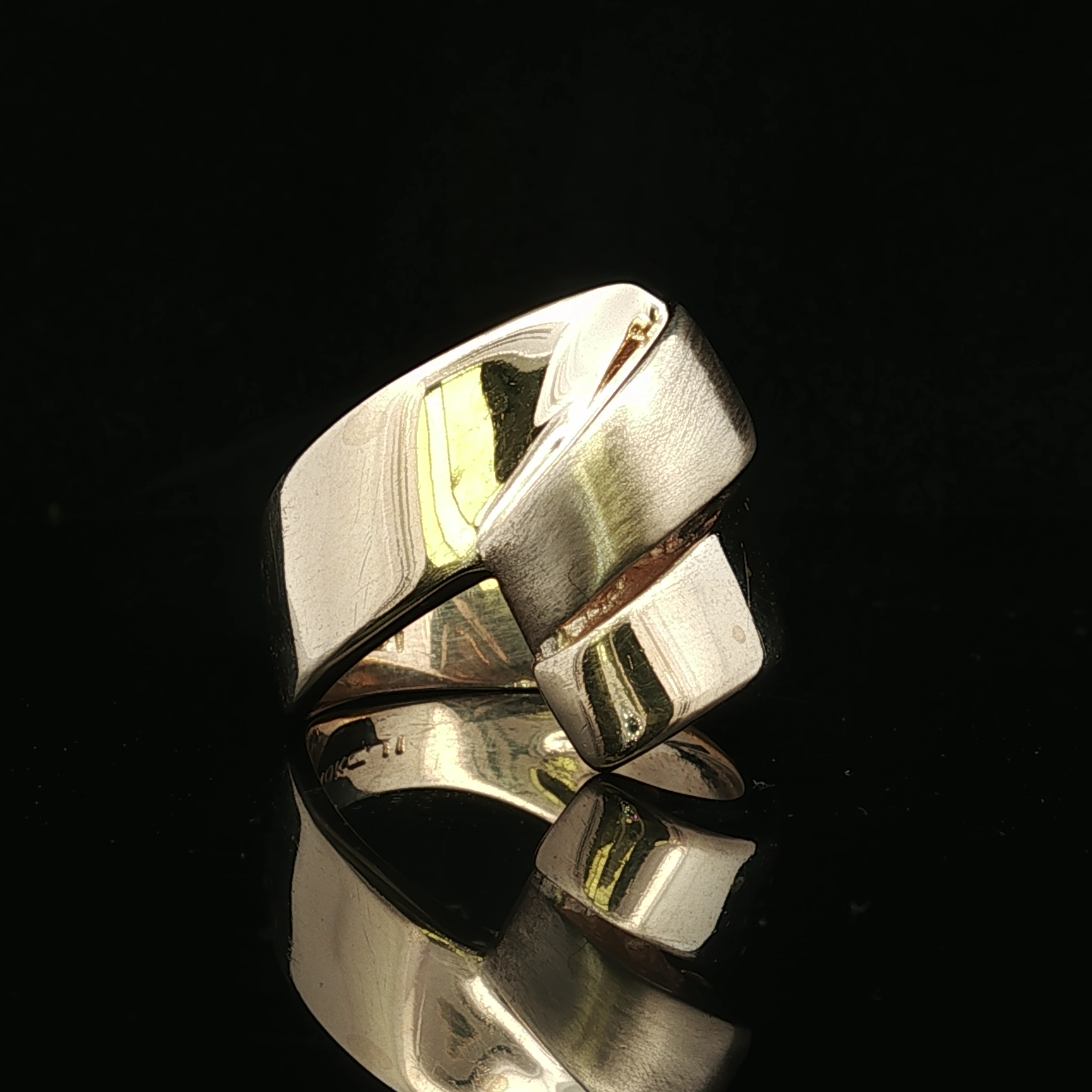 Josephine 10K Yellow Gold By-Pass Ring