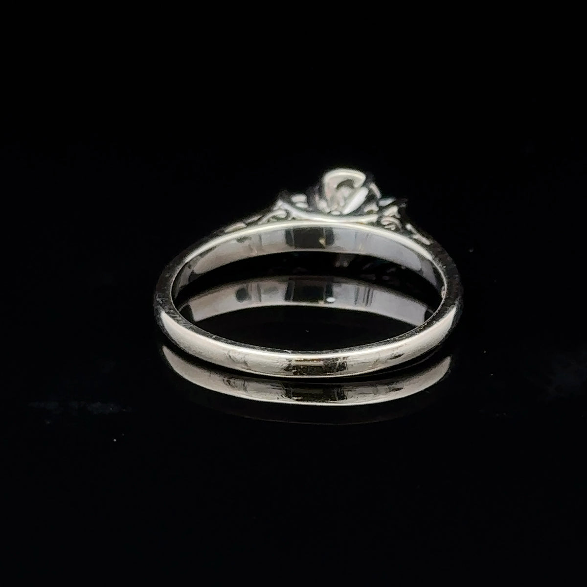 Taliyah 14k White Gold Diamond & Sapphire Engagement Ring
