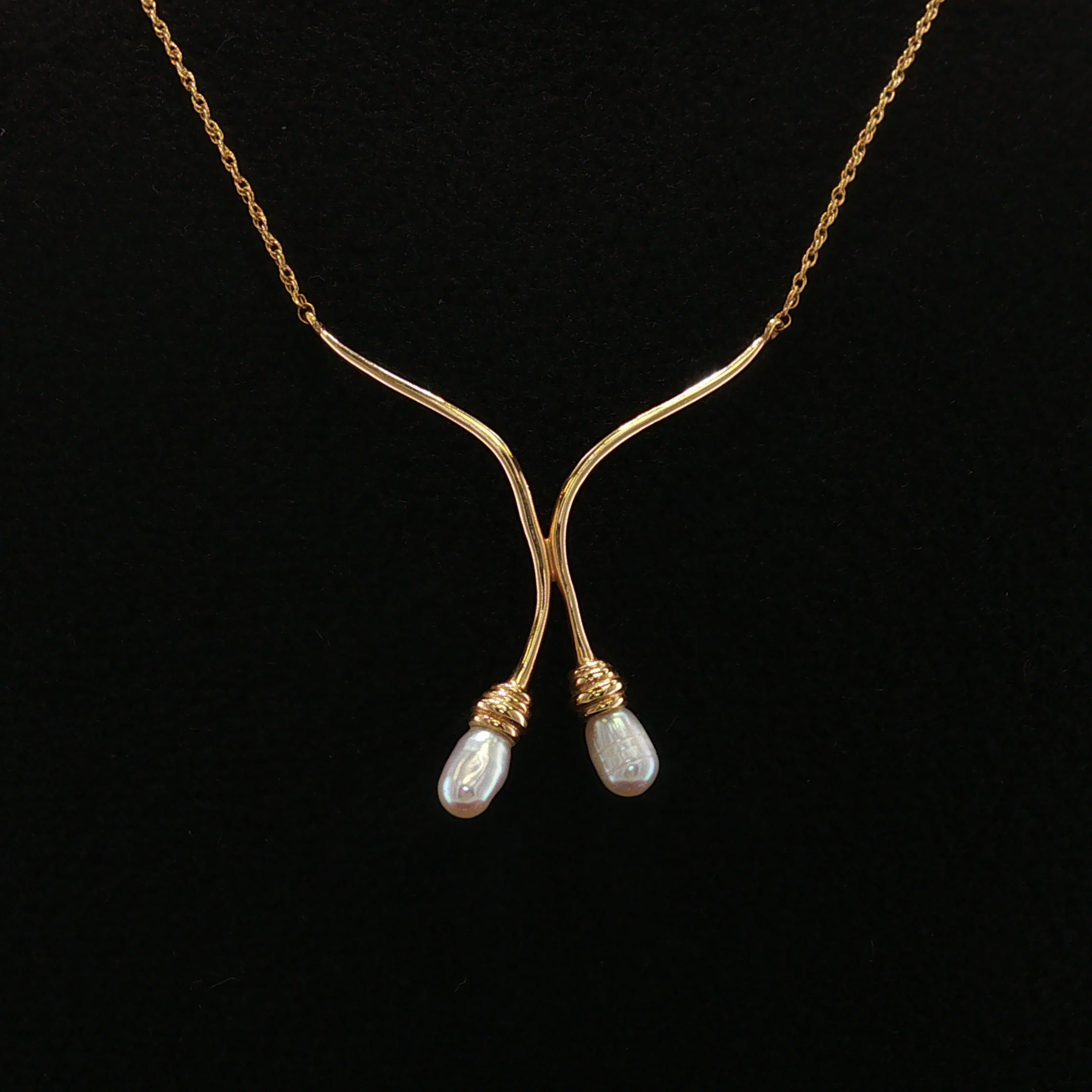 Giselle 14K Yellow Gold Freshwater Pearl Necklace