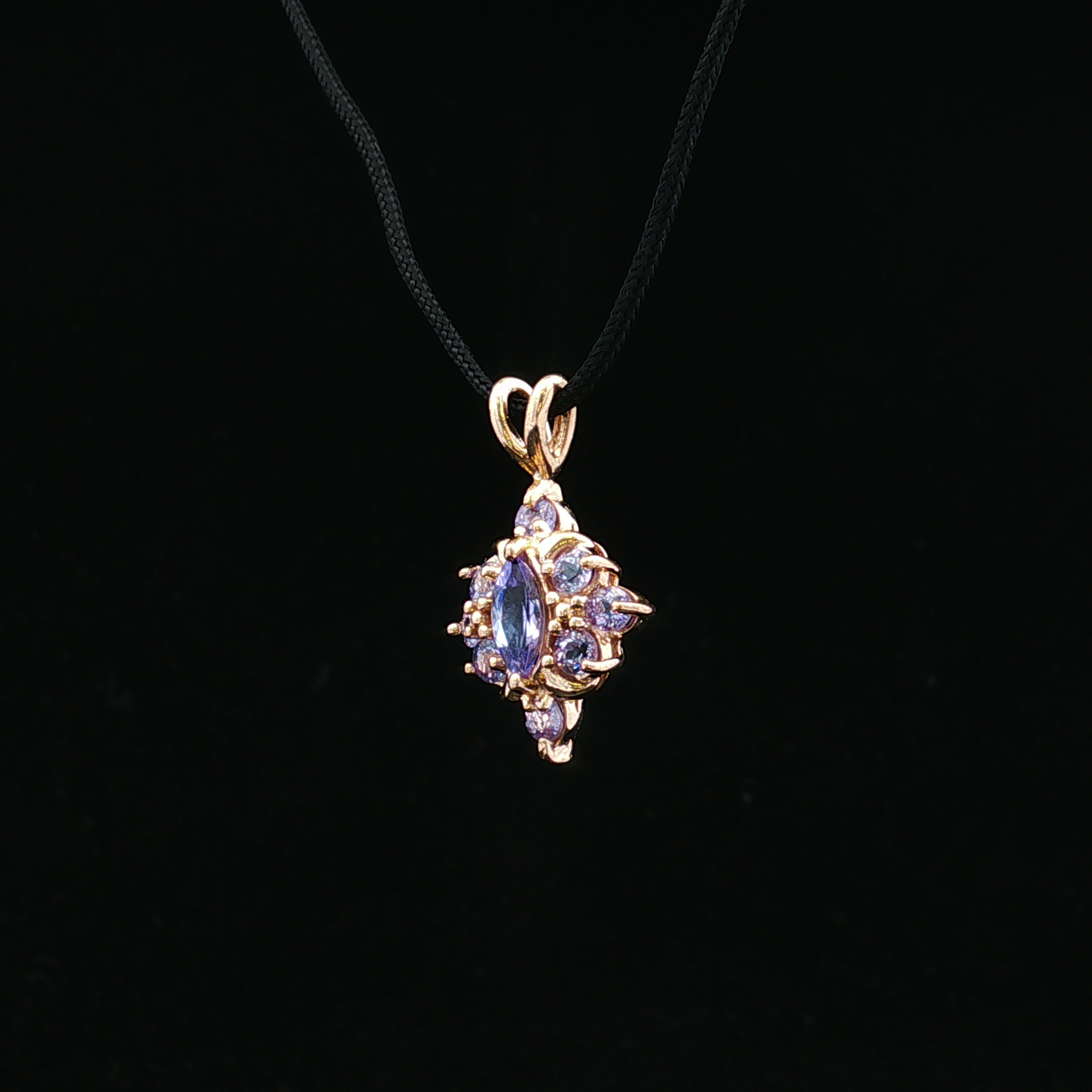 Quinna 14KY .65 CTW Tanzanite Pendant
