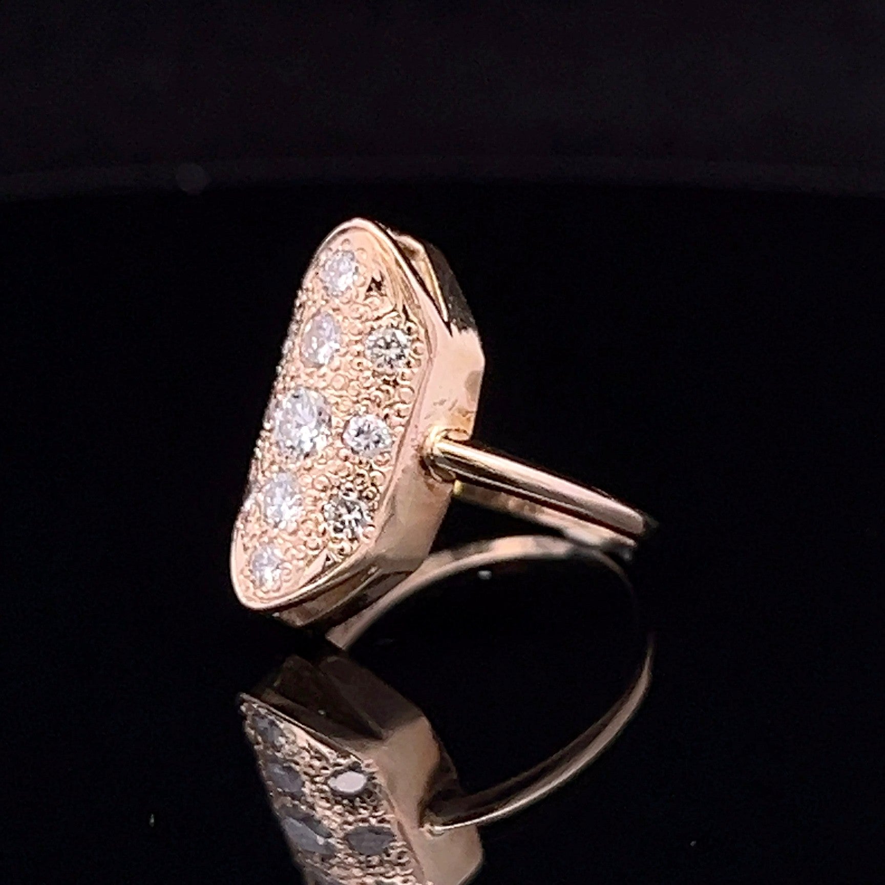 Kaitlyn 14KY Vintage Diamond Ring