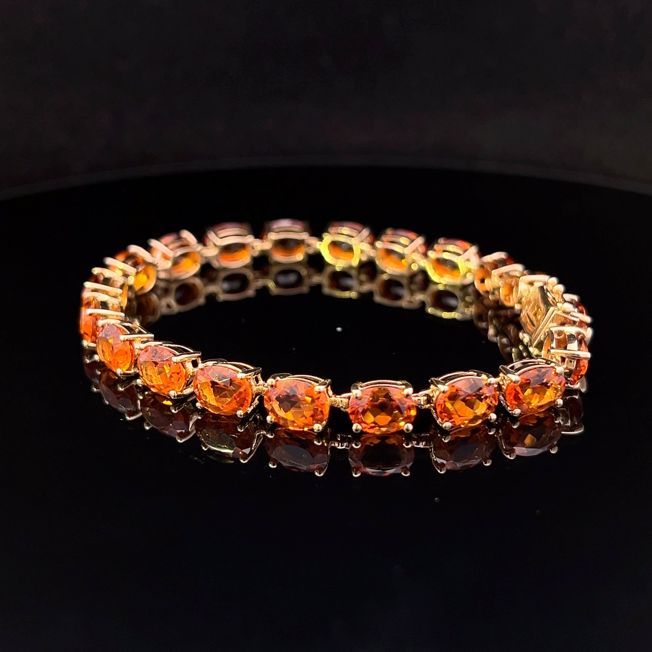 Destiny 14K Yellow Gold Madeira Citrine Oval Link Bracelet