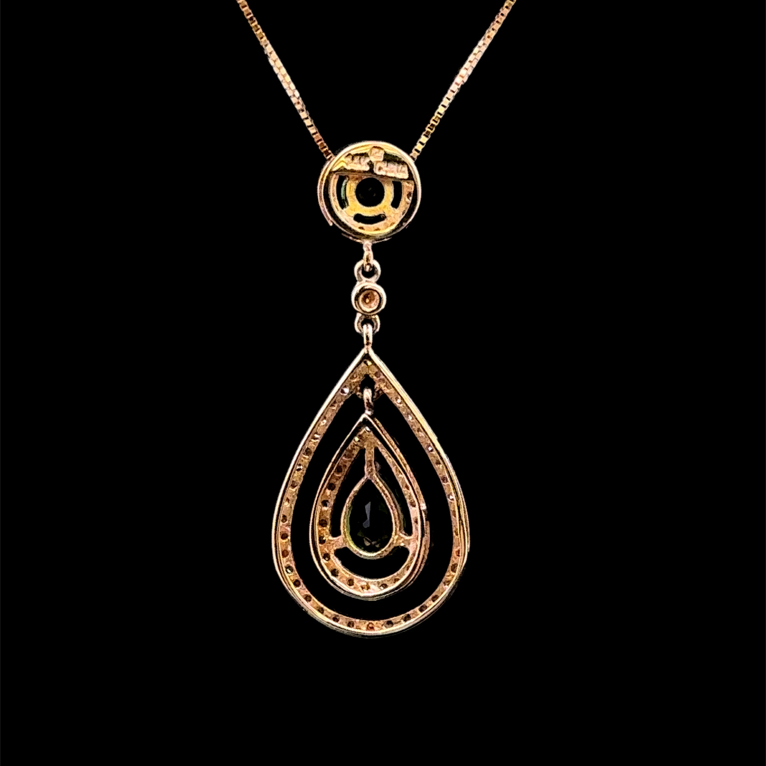 Whitley Gold Pendant with Tsavorite Garnet