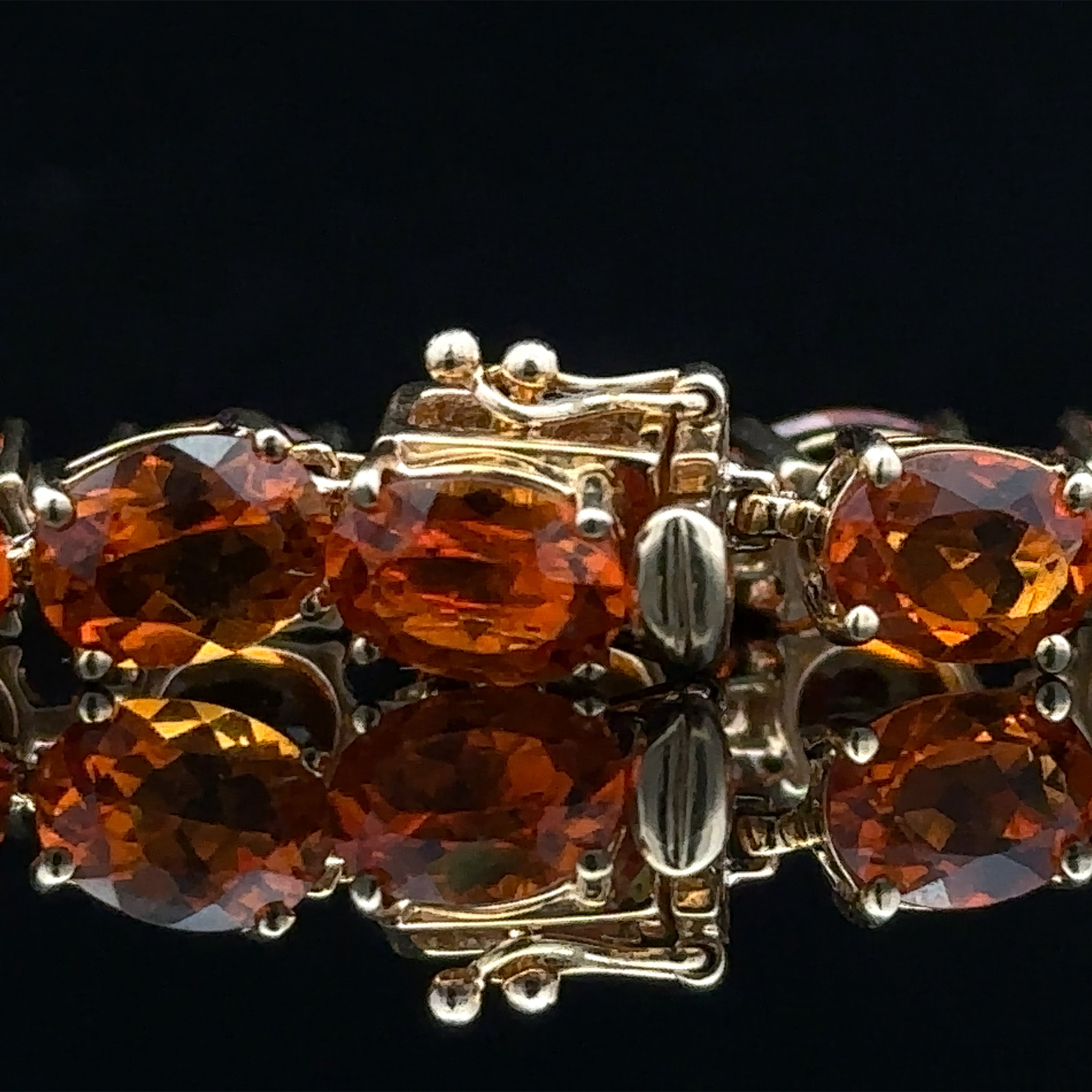 Destiny 14K Yellow Gold Madeira Citrine Oval Link Bracelet