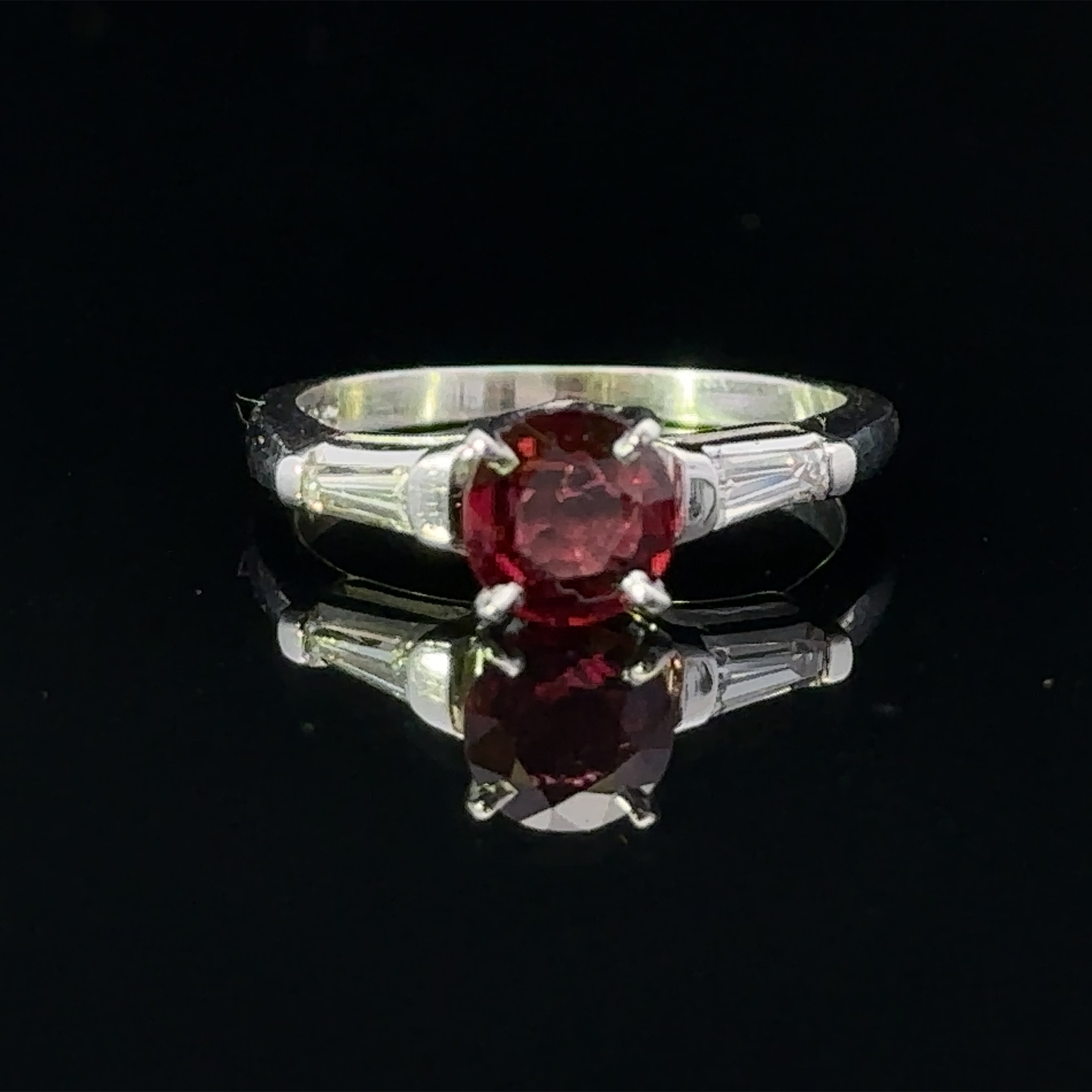 Salem Red Spinel Ring
