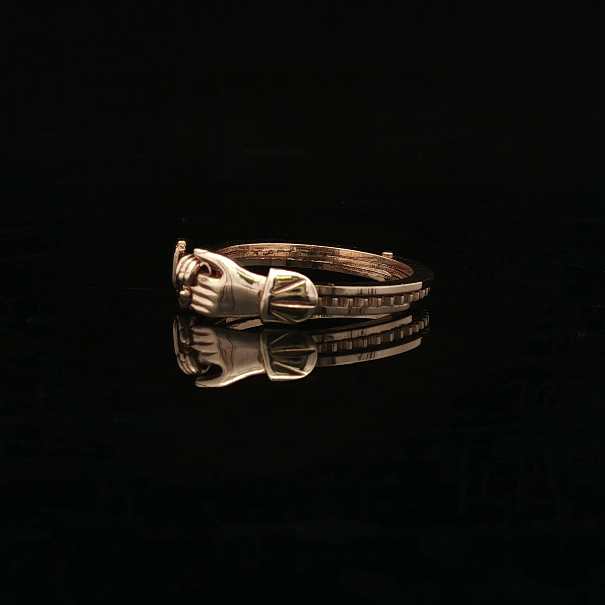 Nalani 14KY Gimmel Love 3 Part Ring