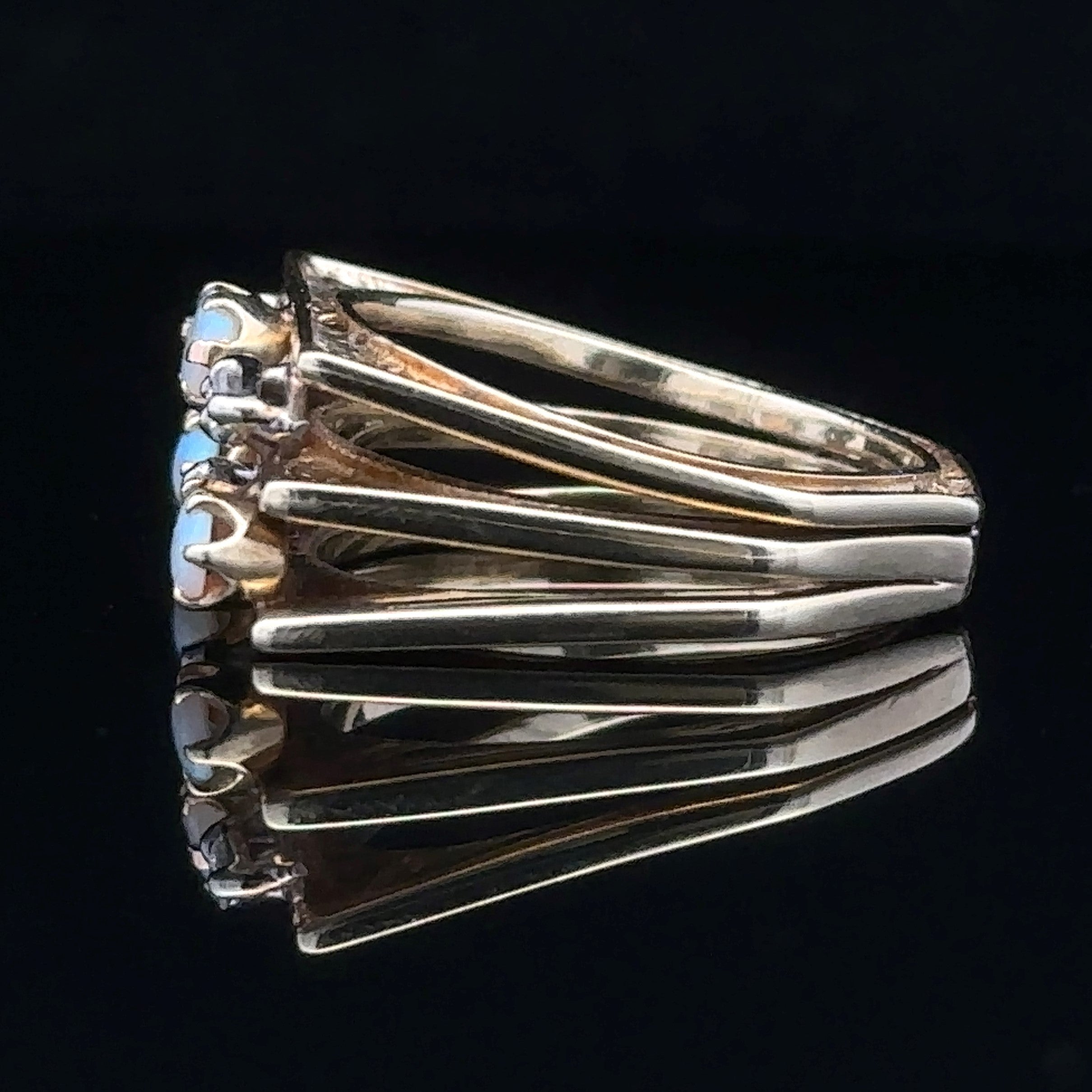 Melissa Marquise Opal & Diamond Ring